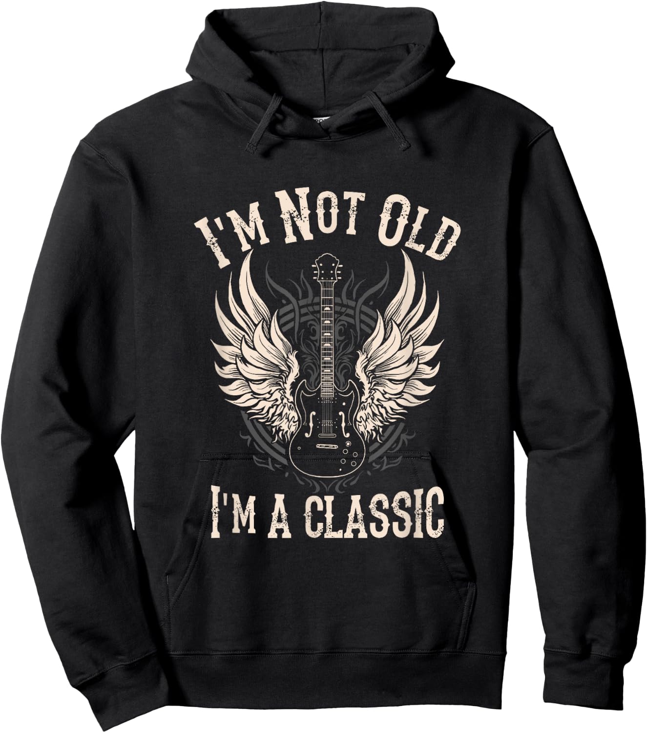 Electric Guitar Guitar Player Heavy Metal Rock Music Band , black Hoodie - Hoodie | Black