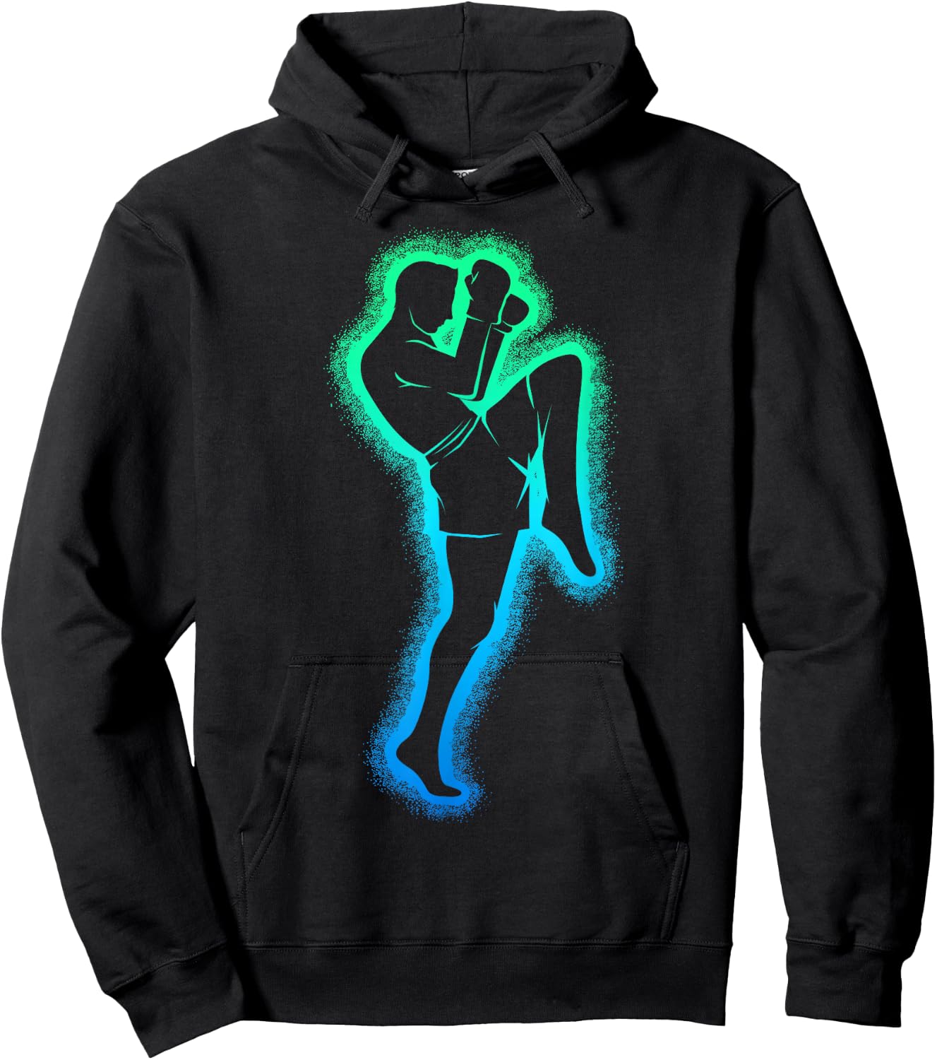 Muay Thai Boxing Thai Boy Child , Black, S Hoodie - Hoodie | Black