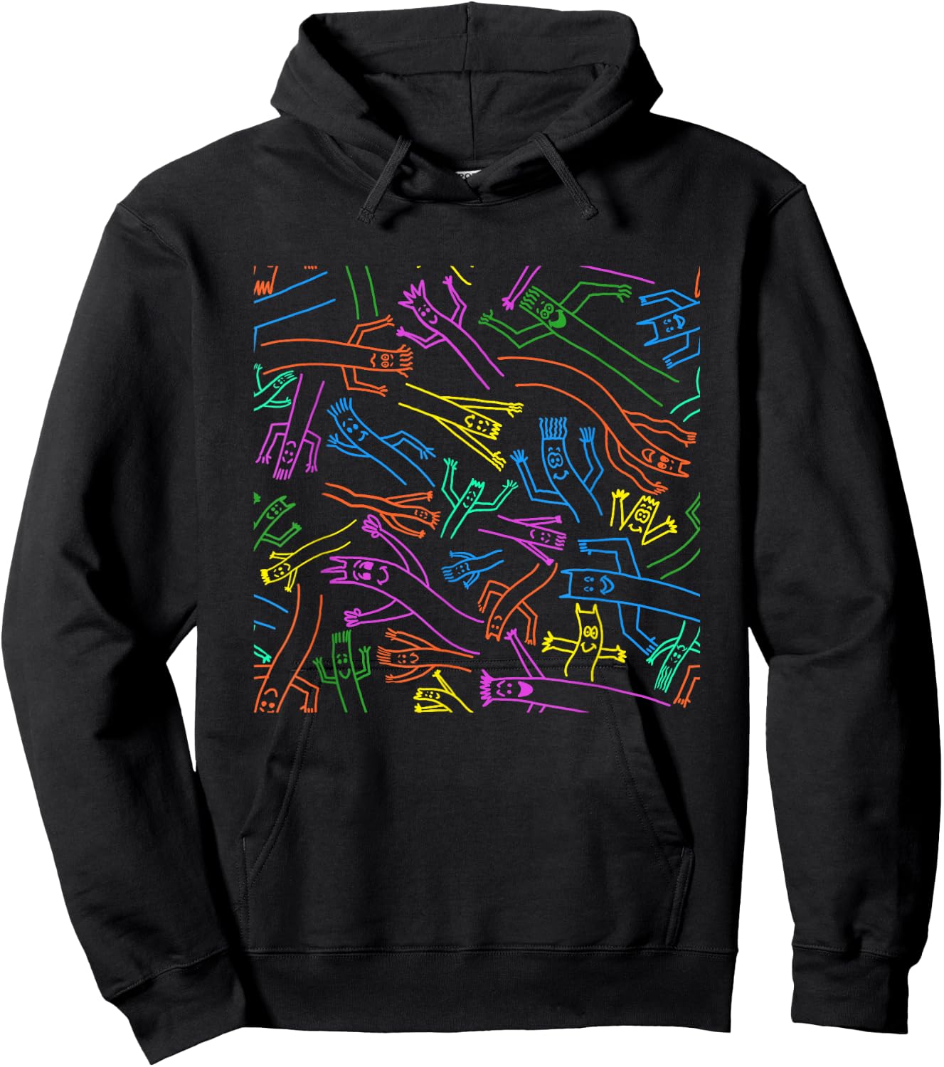 Wacky Waving Inflatable Arm Flailing Tube Man Extravaganza Hoodie - Hoodie | Black