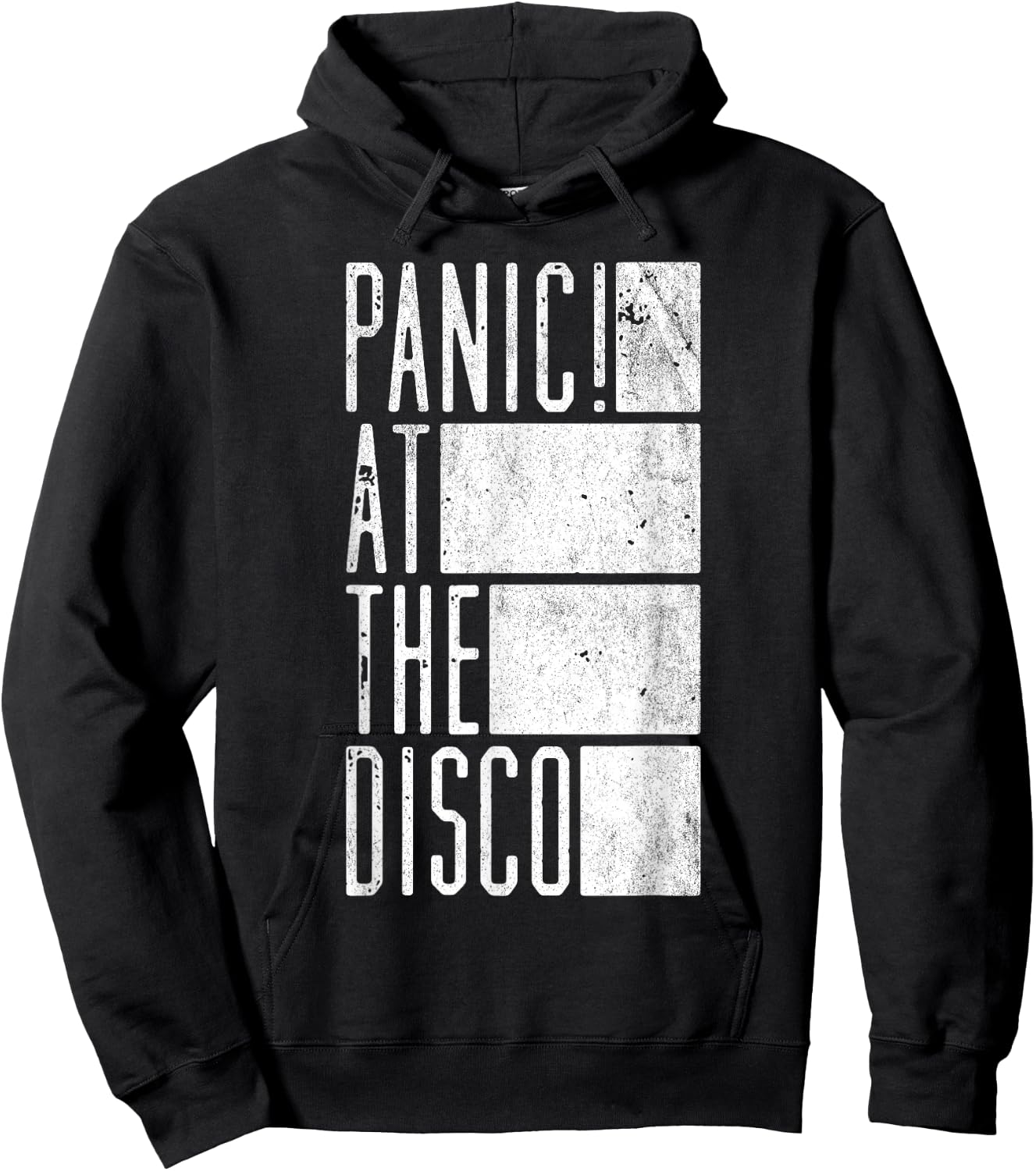 Panic! At The Disco - White Bars Hoodie - Hoodie | Black