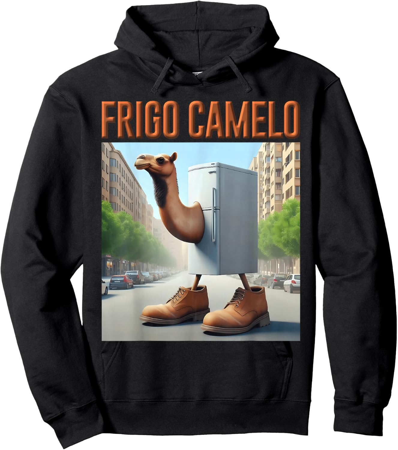 Frigo Camelo Camel AI Monster Italian Brainrot Kids Boys Hoodie - Hoodie | Black