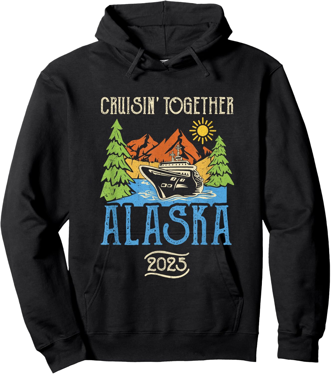 Matching Family Friends Group Alaska Cruise Together 2025 Hoodie - Hoodie | Black