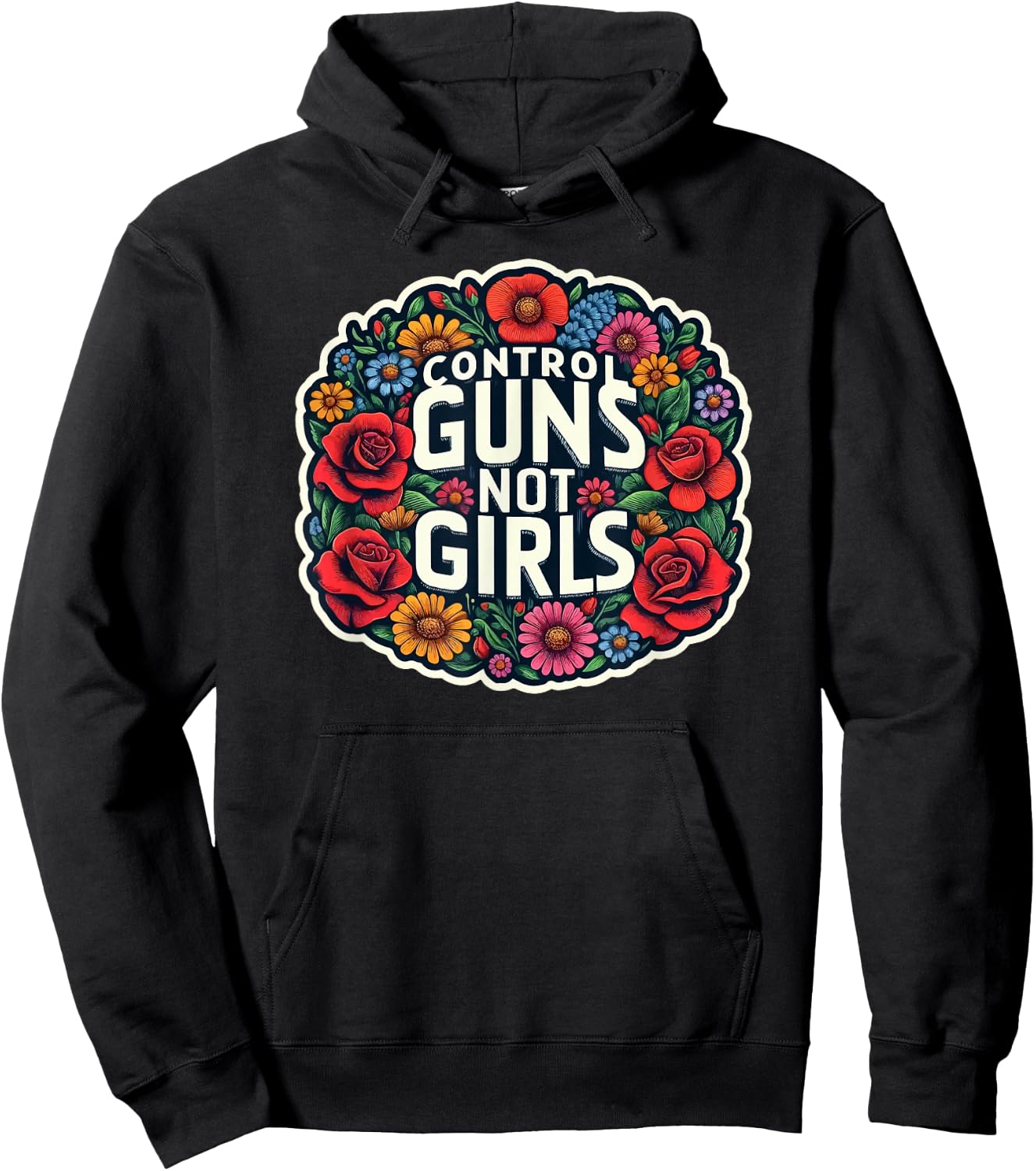 Control Guns Not Girls Hoodie - Hoodie | Black