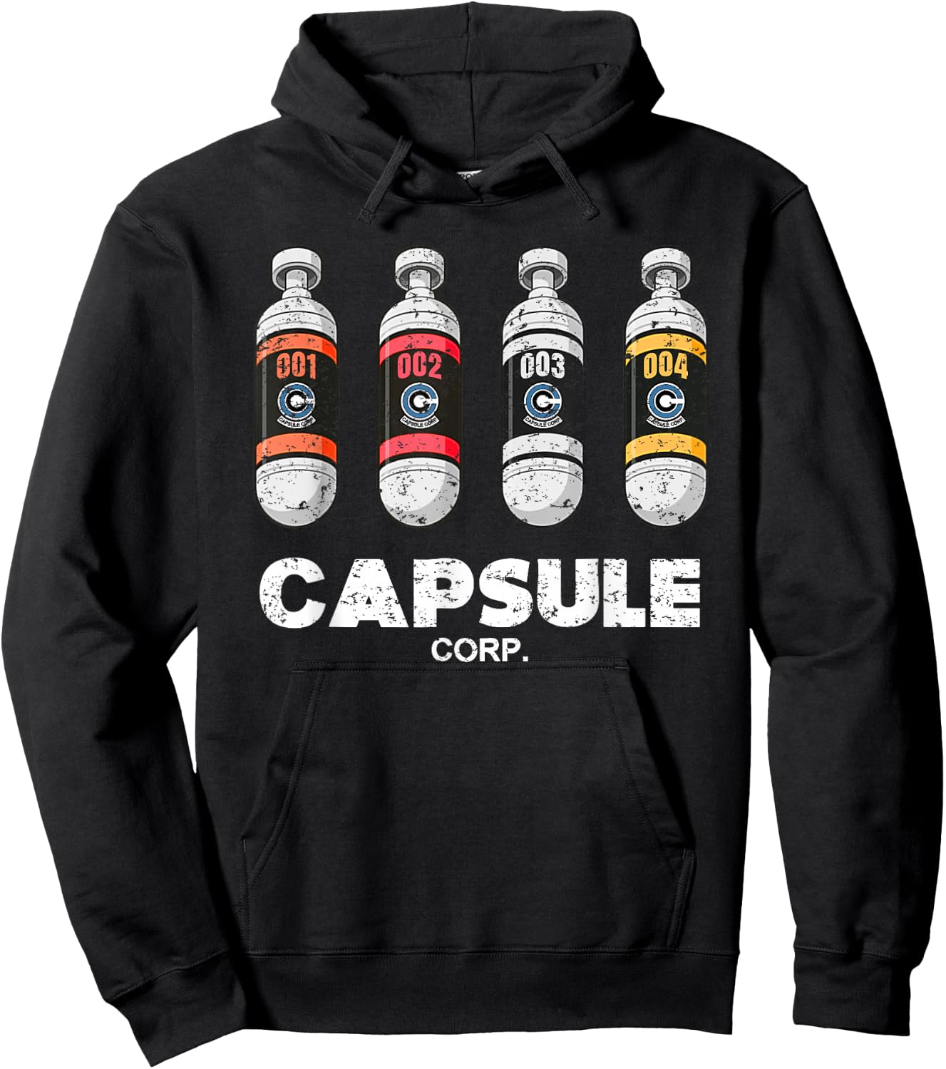 Capsule Corp for Geek and Otaku fan of Anime and Manga 90s , Black, S Hoodie - Hoodie | Black