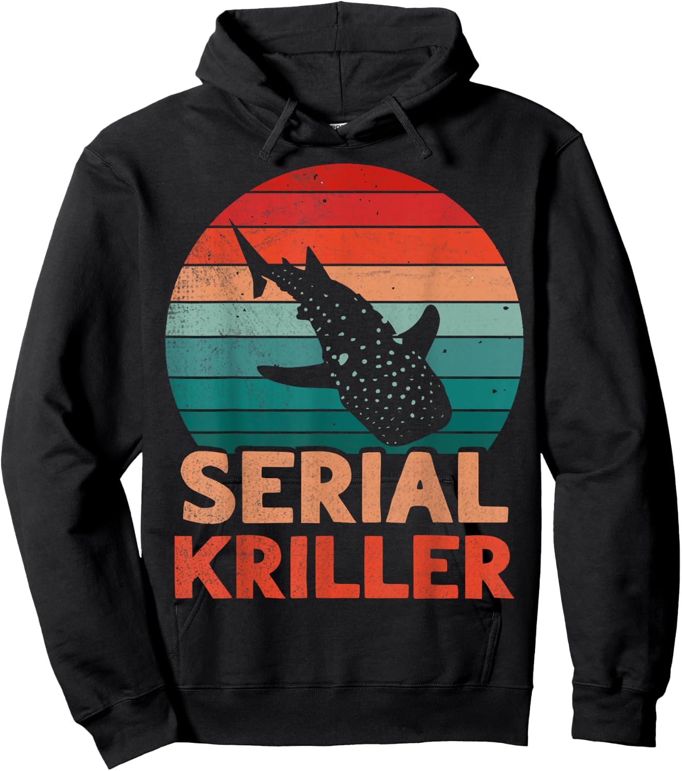 Serial kriller Design for a Whale Shark Lover Hoodie - Hoodie | Black