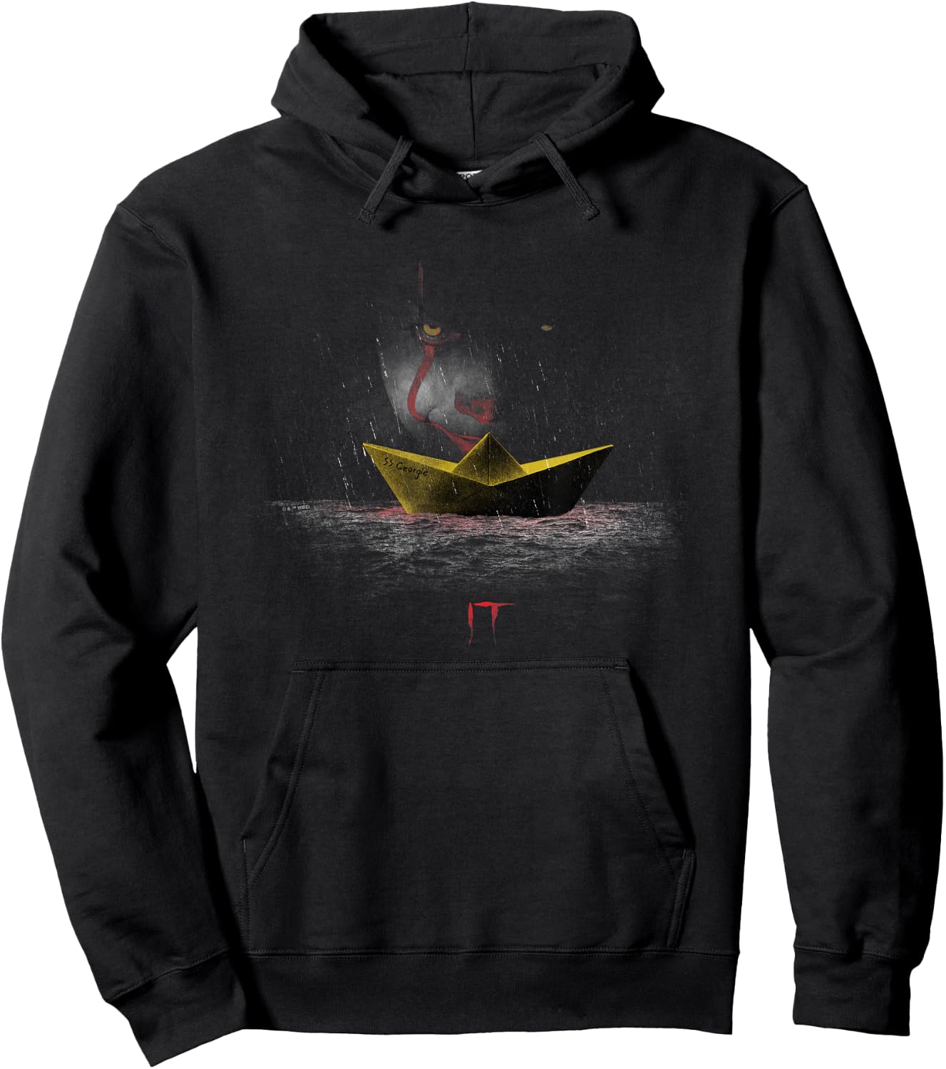 IT Chapter 2 Paper Boat Hoodie - Hoodie | Black