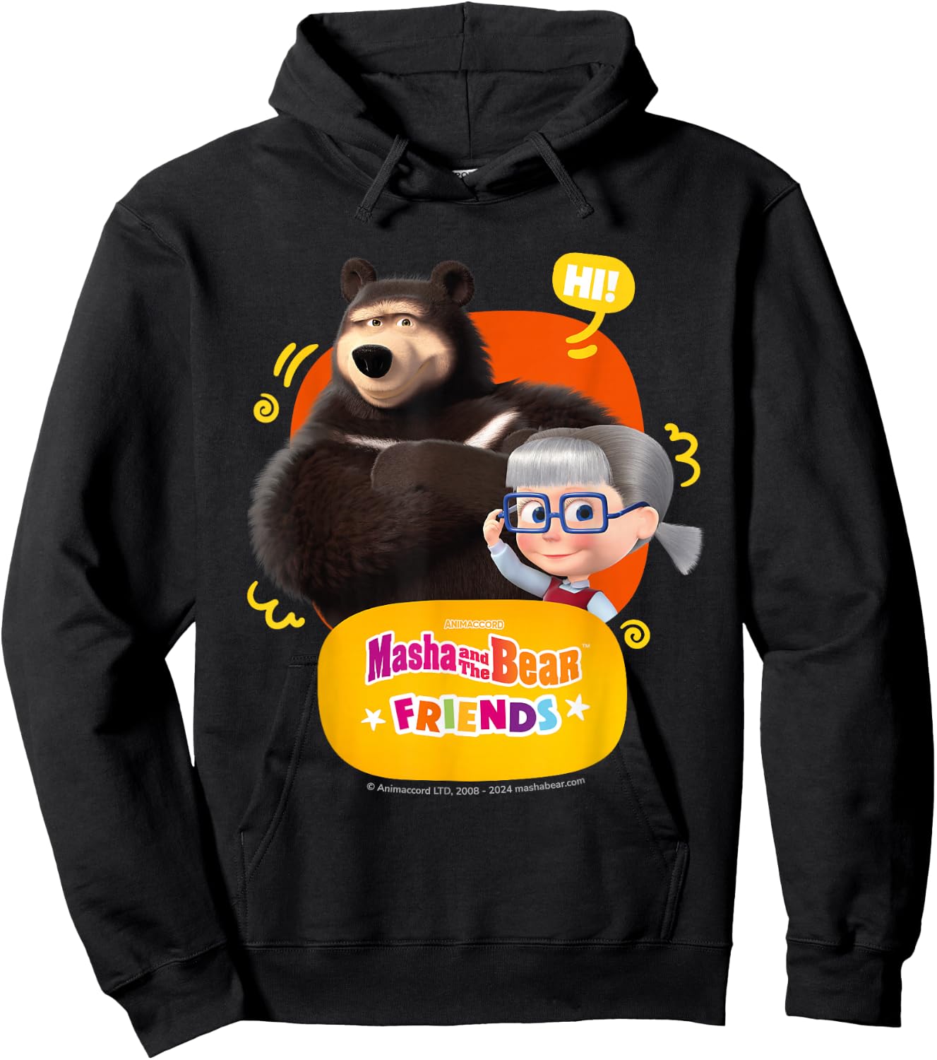 Friends. Hello there! Hoodie - Hoodie | Black
