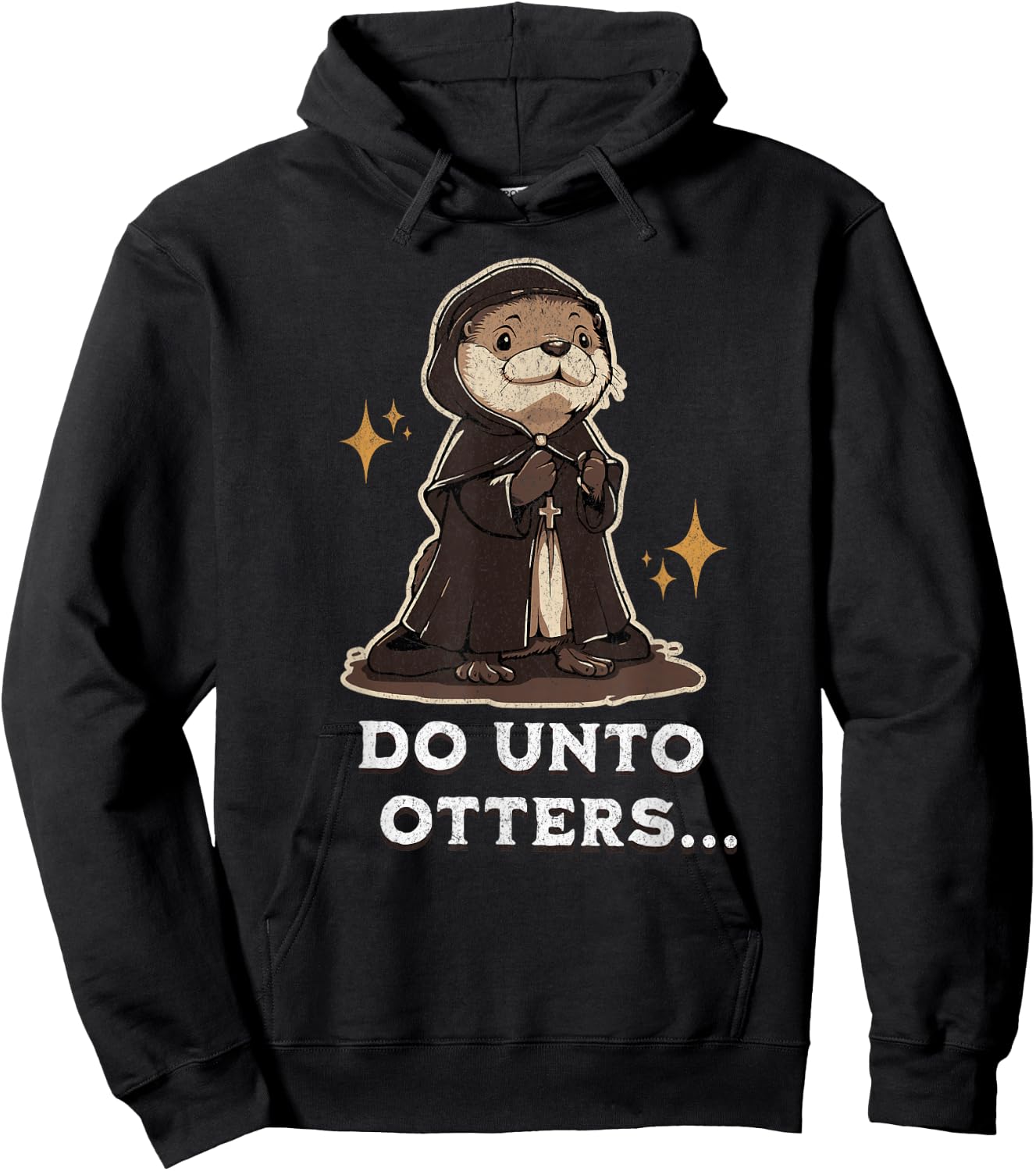 Funny Christian Bible Verse Do Unto Others Otters Hoodie - Hoodie | Black