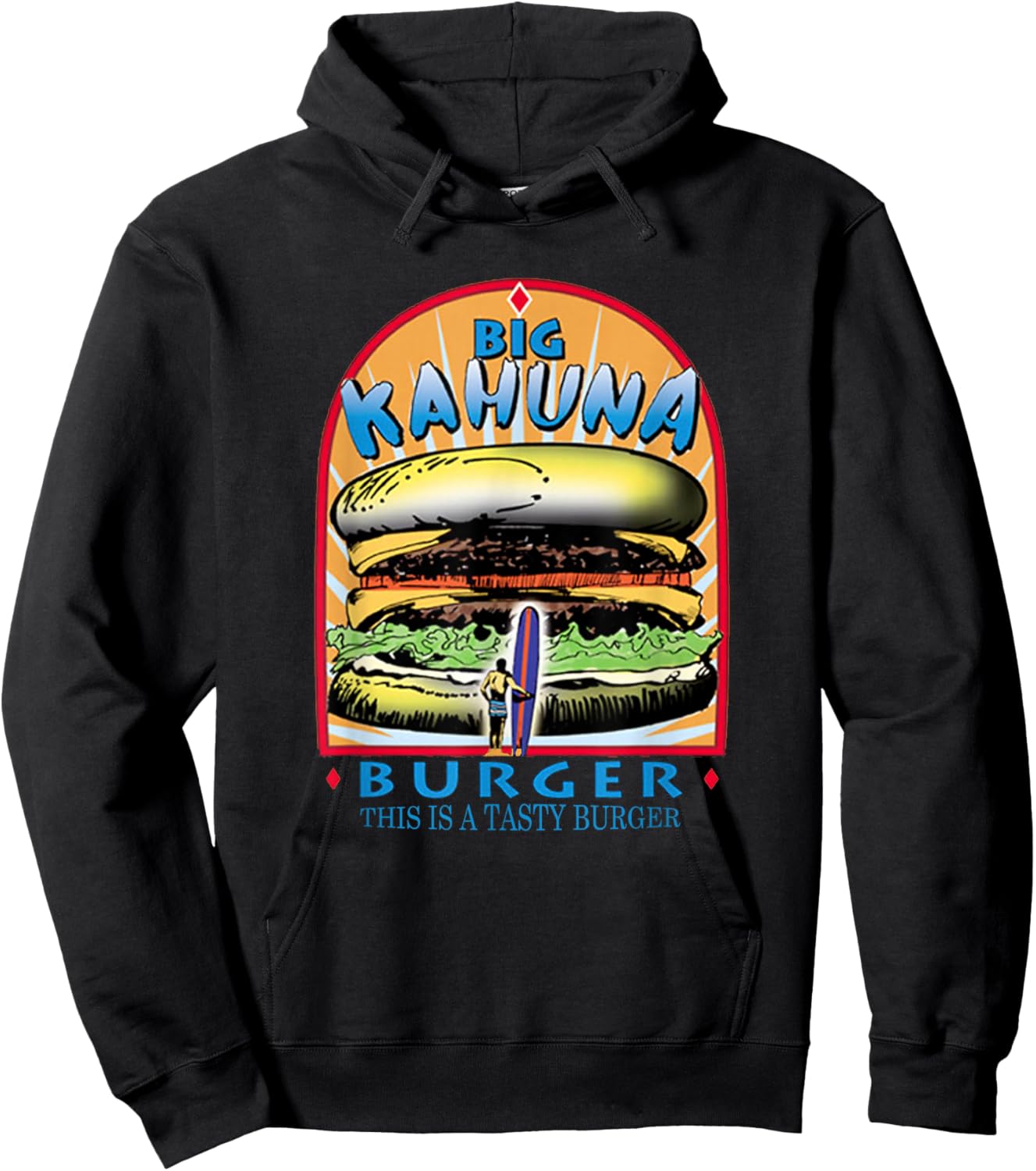 Great Large Kahuna Burger , black Hoodie - Hoodie | Black