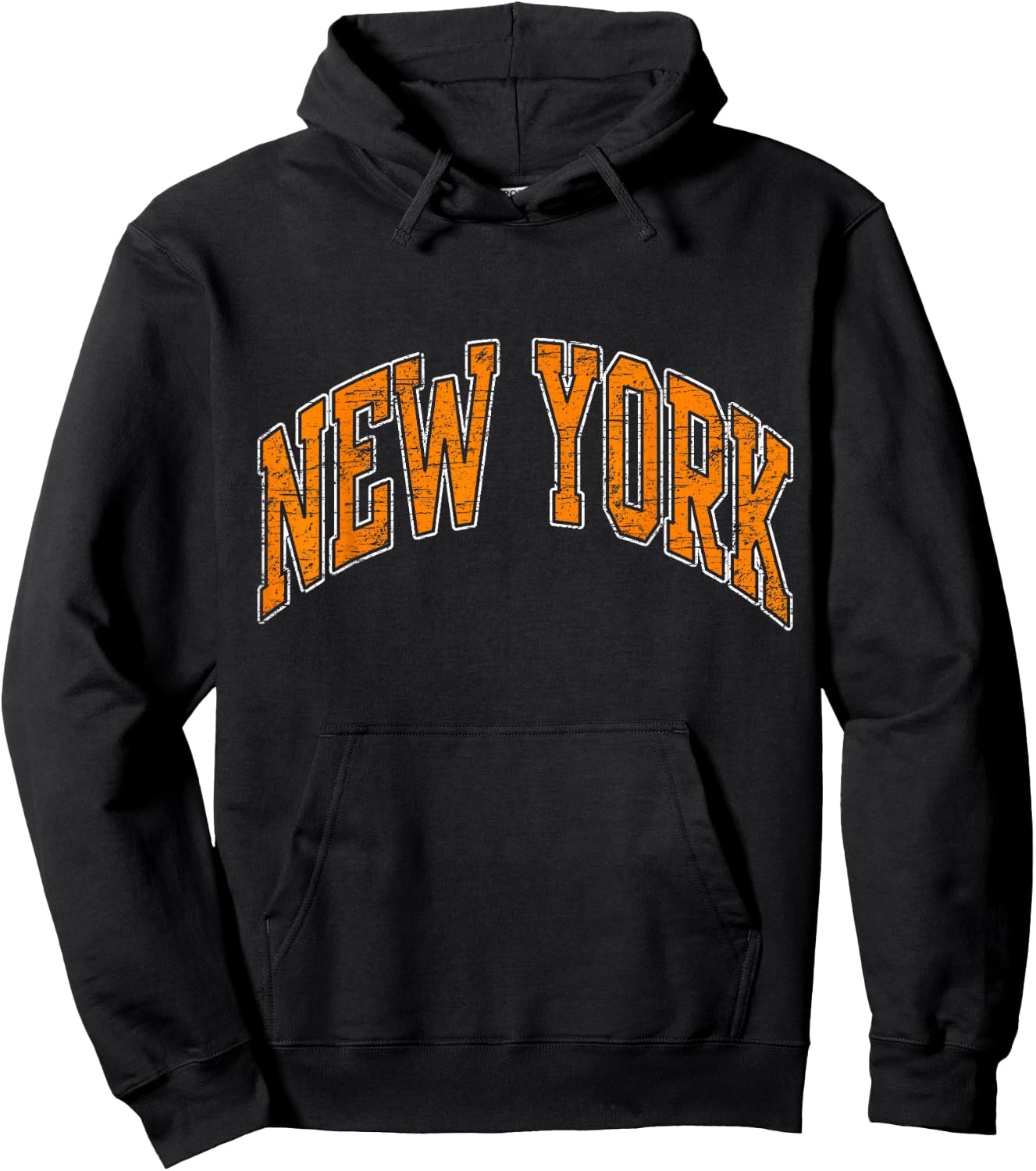 New York Vintage Retro Varsity Men Girl Women Kids Adult Hoodie - Hoodie | Black