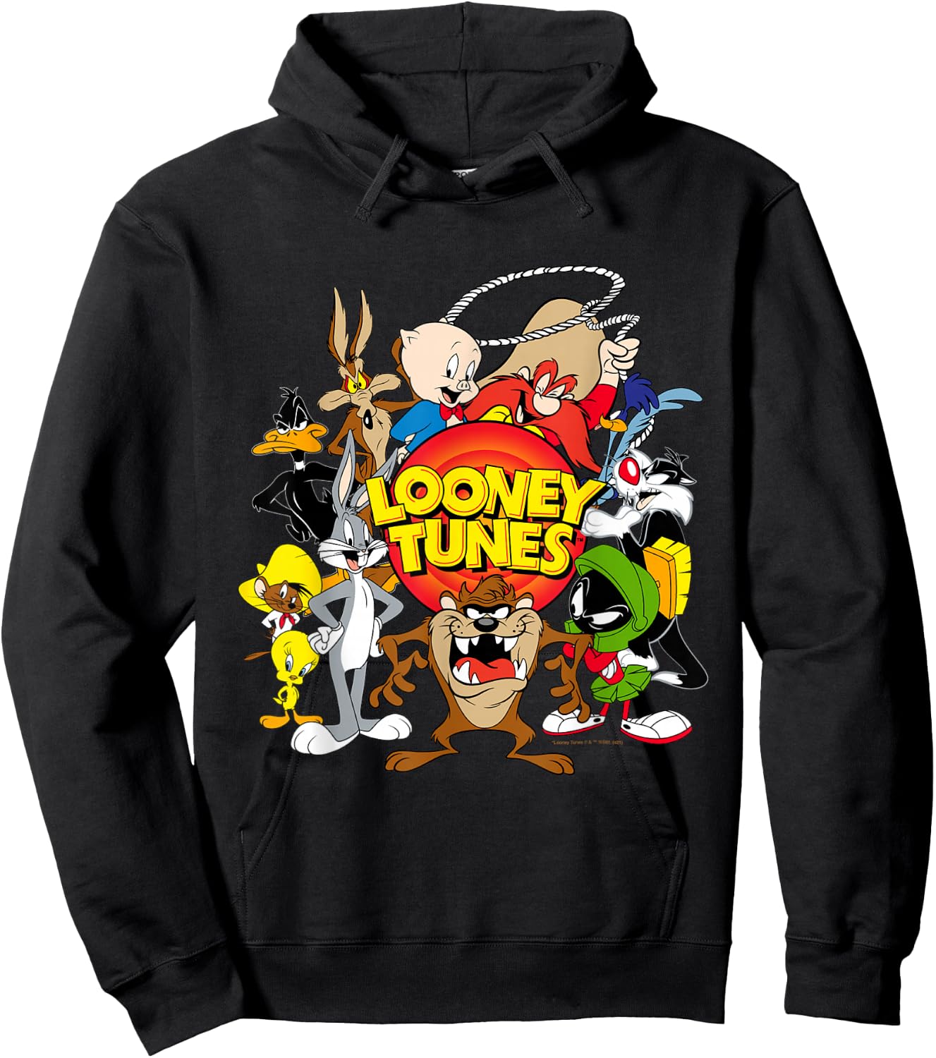 Looney Toons Character Group Small Hoodie - Hoodie | Black