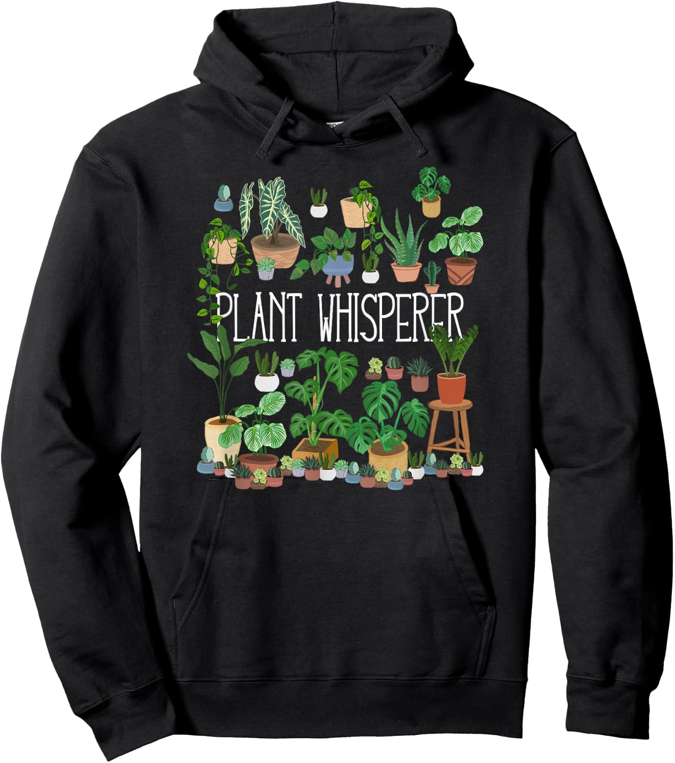 Plant Whisperer Hoodie - Hoodie | Black