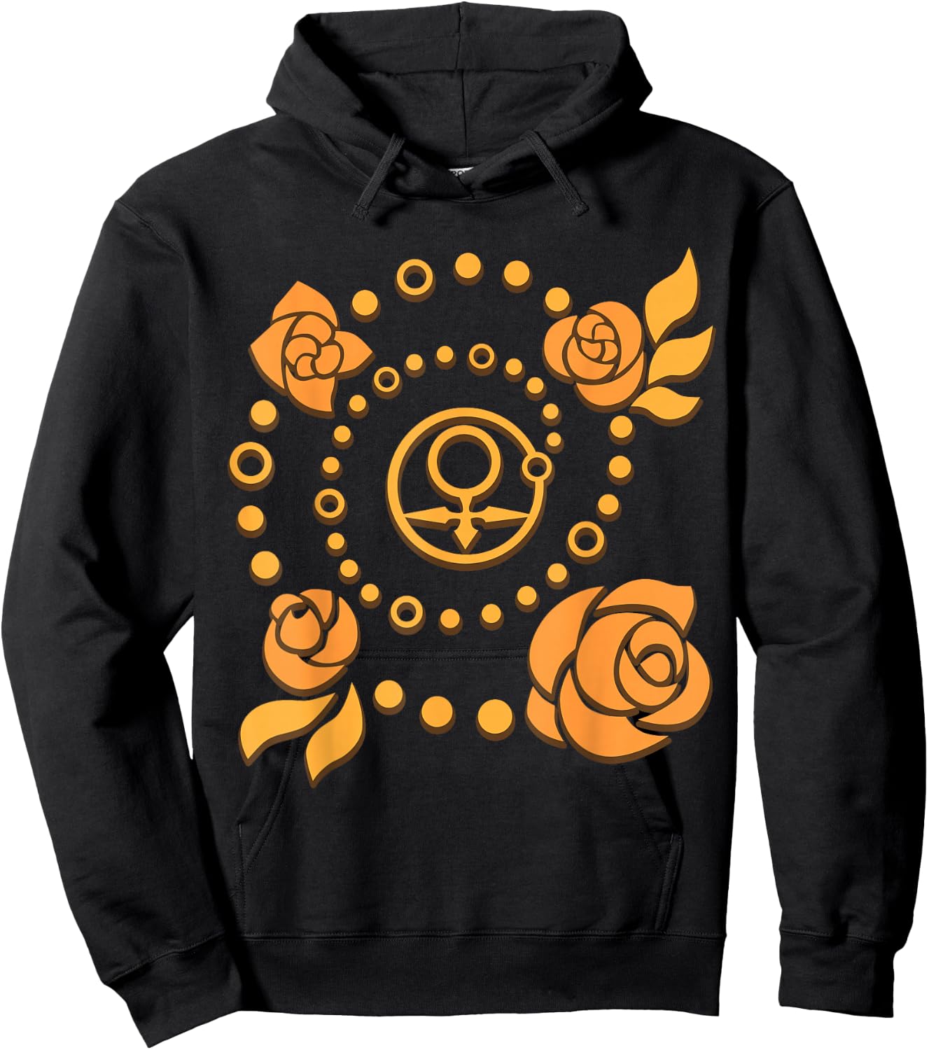 Venus Heart Charm Symbol Kawaii Anime Love Chain Design Hoodie - Hoodie | Black