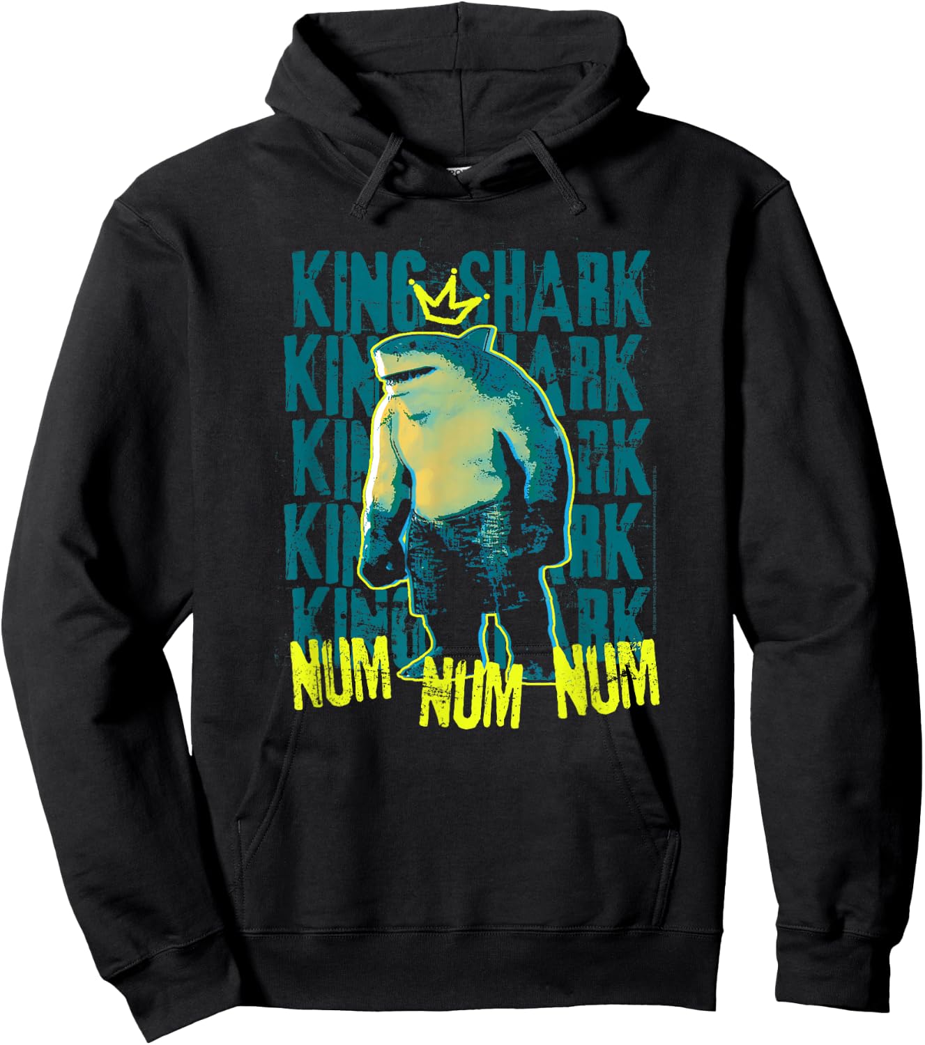 Suicide Squad King Shark Hero Num Num Hoodie - Hoodie | Black