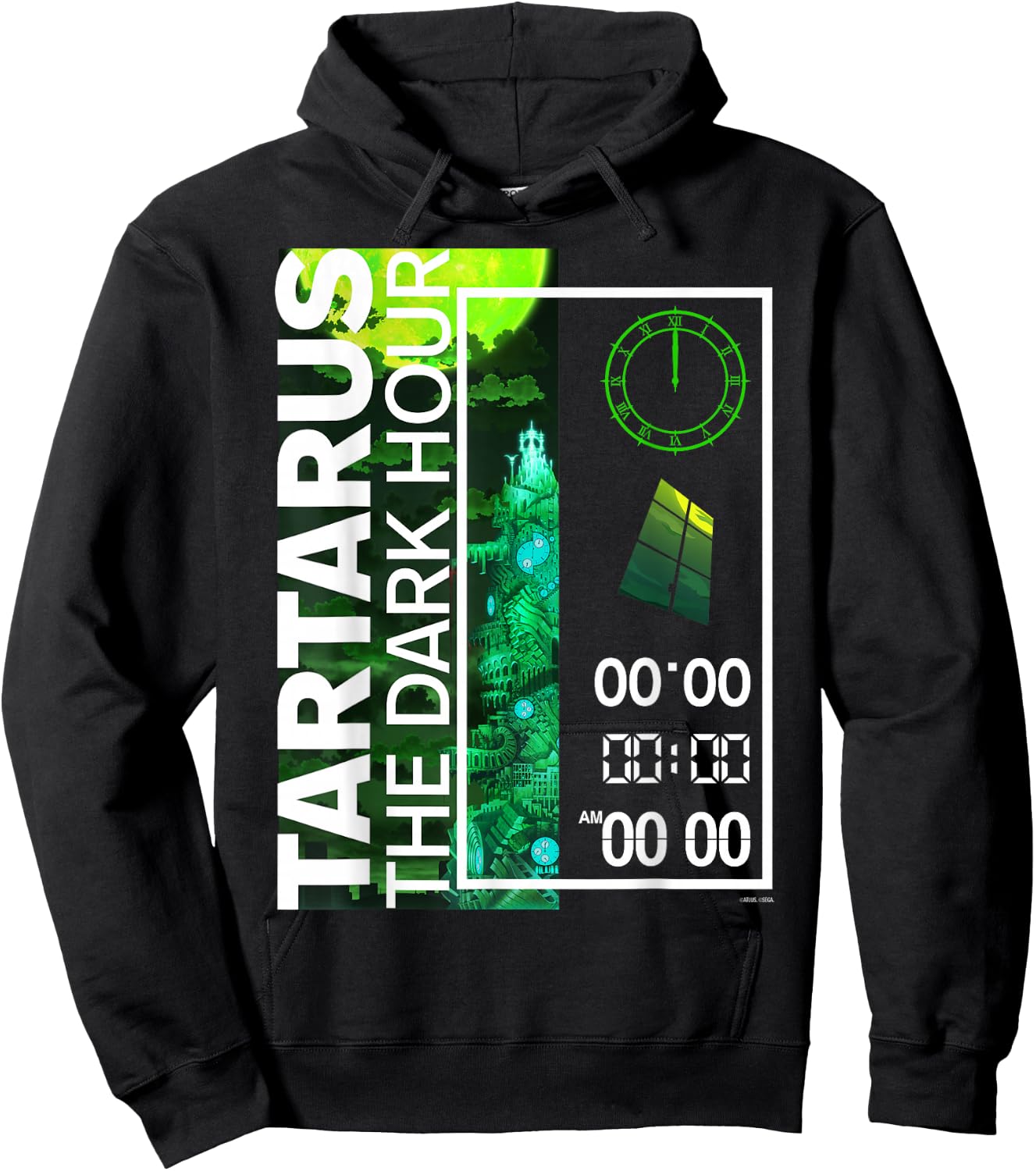 ATLUS Persona 3 Reload: Tartarus Dark Hour Hoodie - Hoodie | Black