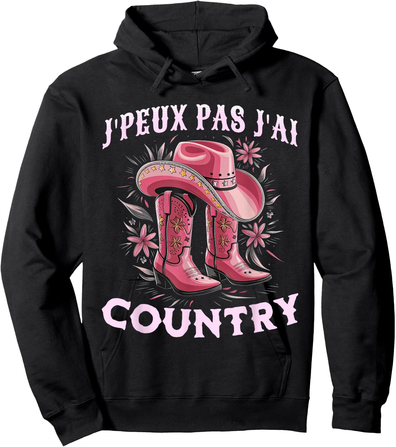 Women's Country Humour Dance Country Western Hoodie - Hoodie | Black