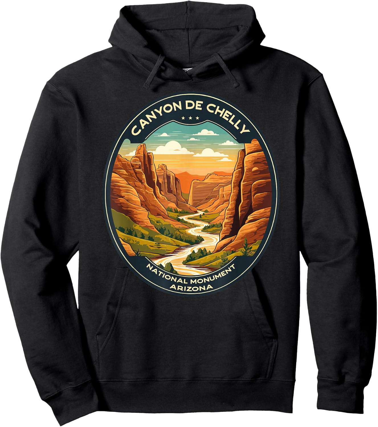 Canyon de Chelly National Monument Arizona Hoodie - Hoodie | Black