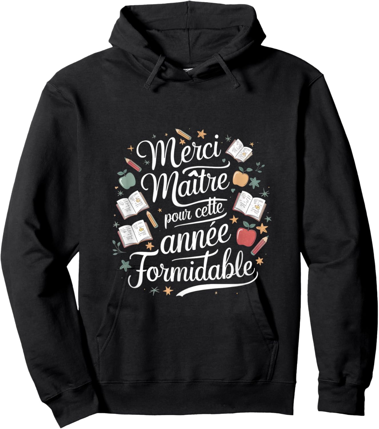 Thank you master for this year great teacher school , Black, S Hoodie - Hoodie | Black