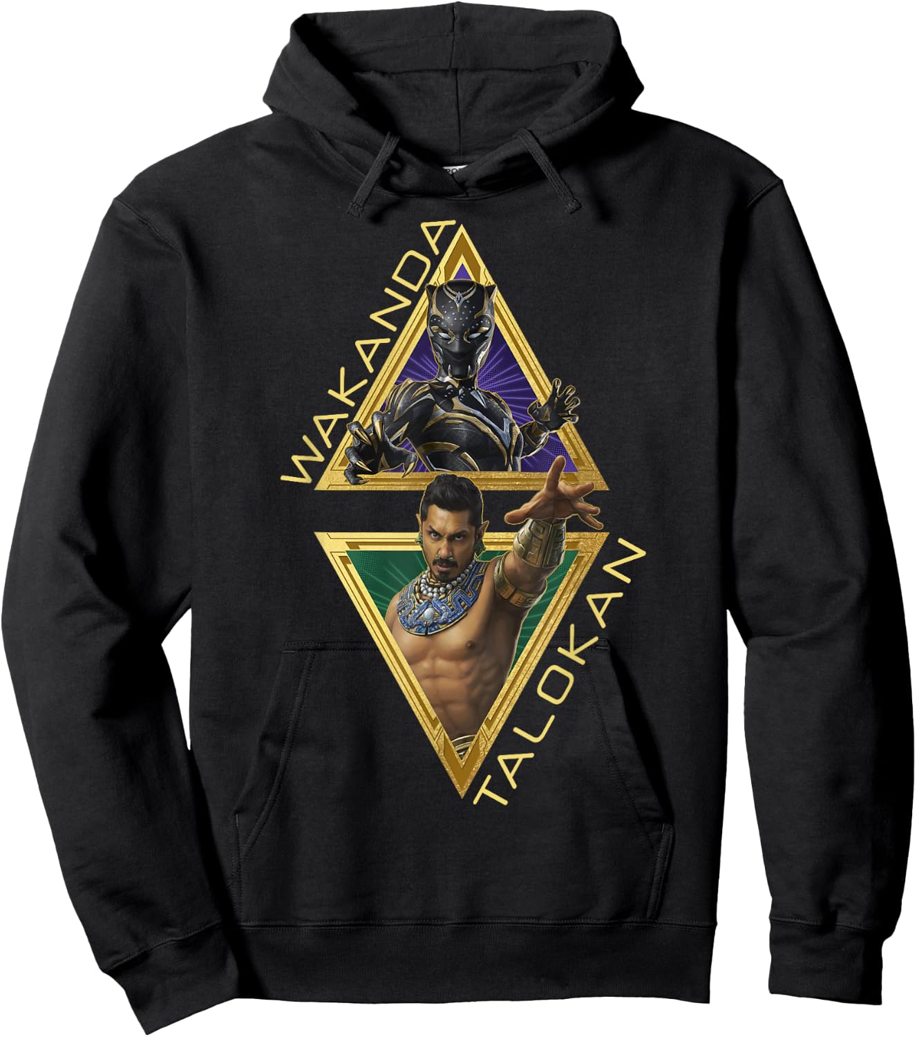 Marvel Black Panther: Wakanda Forever Wakanda vs Talokan Hoodie - Hoodie | Black
