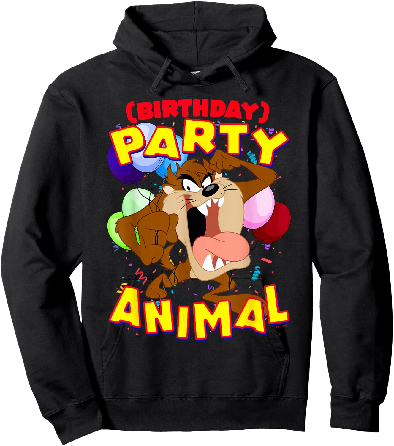 Looney Tunes Taz Birthday Party Animal Hoodie - Hoodie | Black