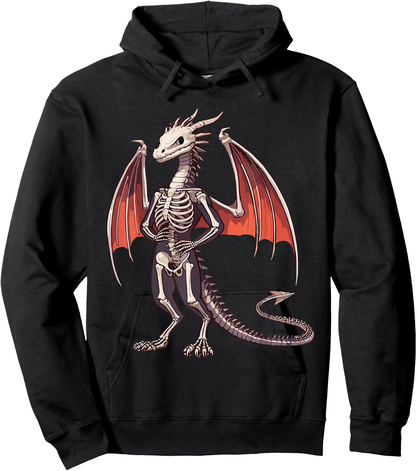 X-ray Dragon Body Anatomy Radiography Skeleton Hoodie - Hoodie | Black