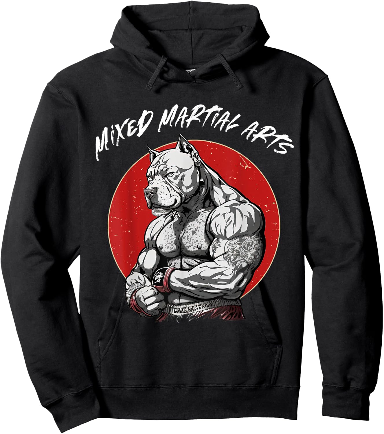 Mixed Martial Arts - Cage Fighter Free Fighting Hoodie - Hoodie | Black