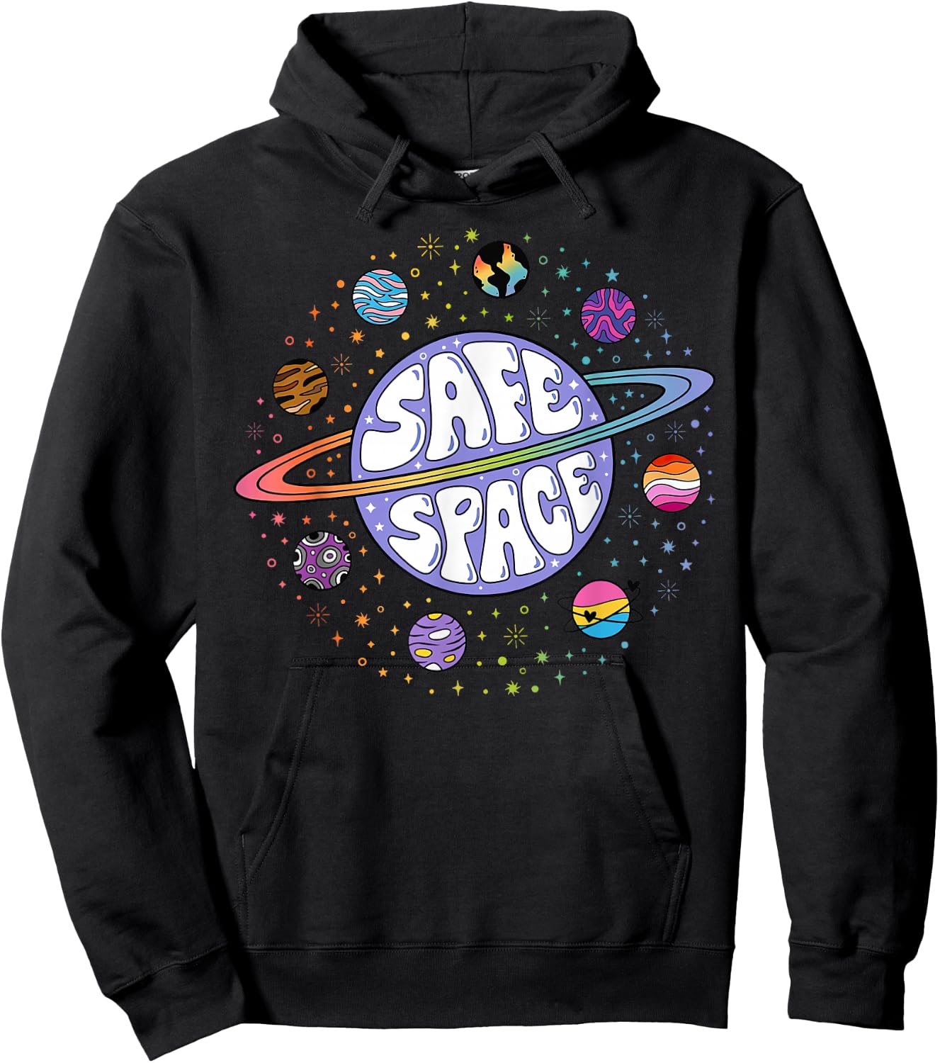 I Am A Safe Person Safe Space LGBTQ Ally Gay Pride Monat Hoodie - Hoodie | Black