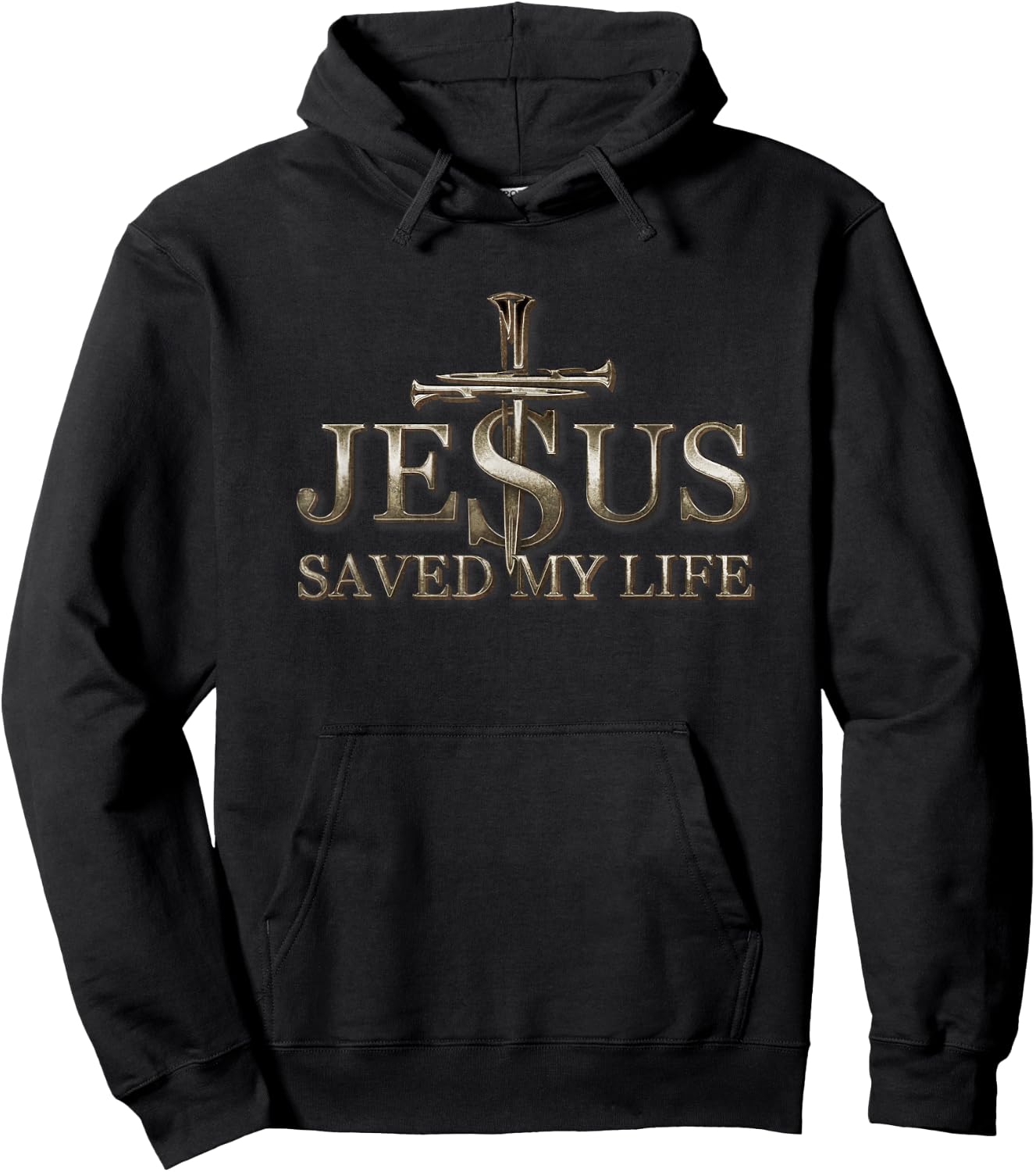 Jesus Christ Saved My Life Gift Men Hoodie - Hoodie | Black