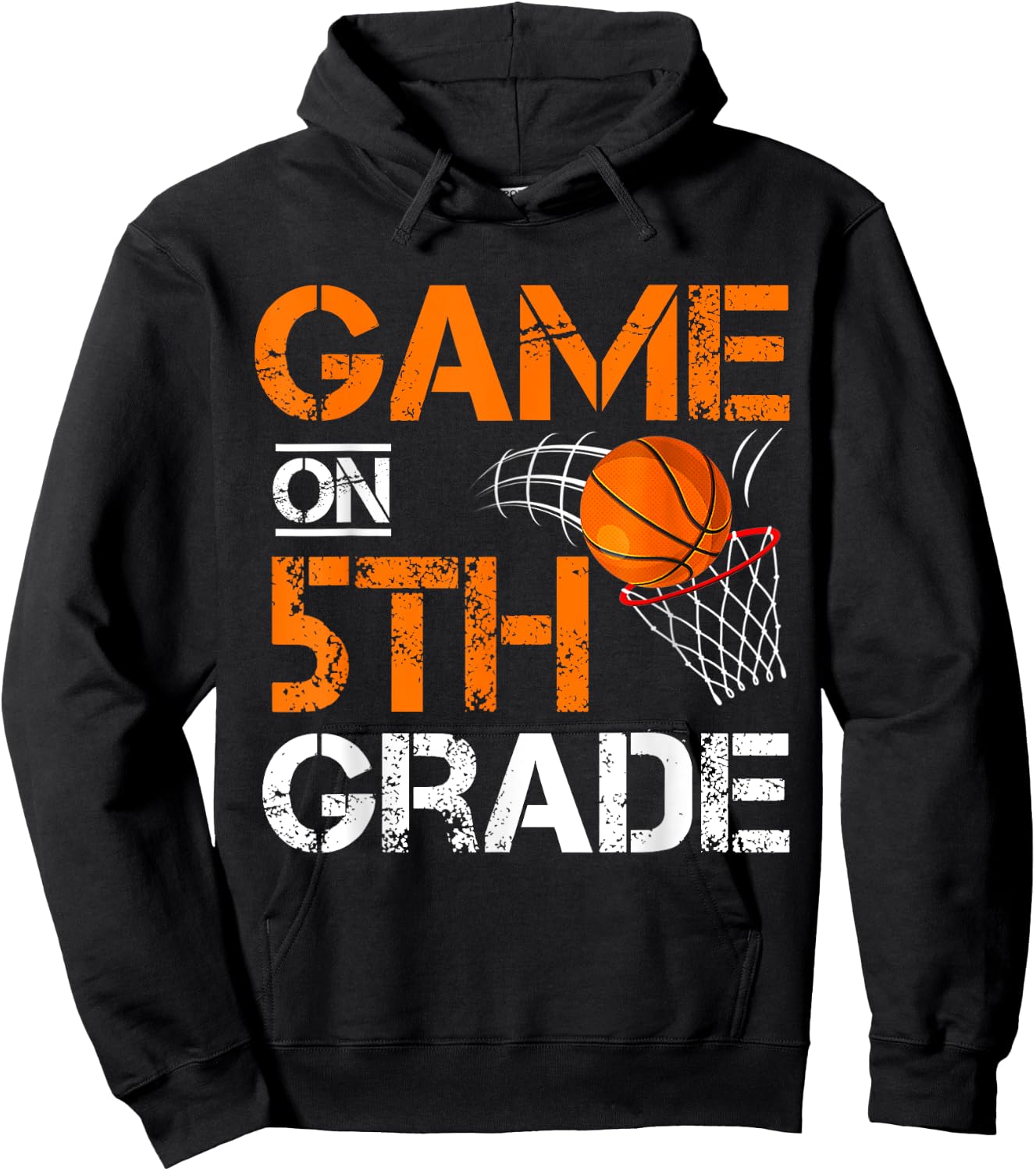 Funny Games On Fifth Grade Basketball First Day Of School Hoodie - Hoodie | Black