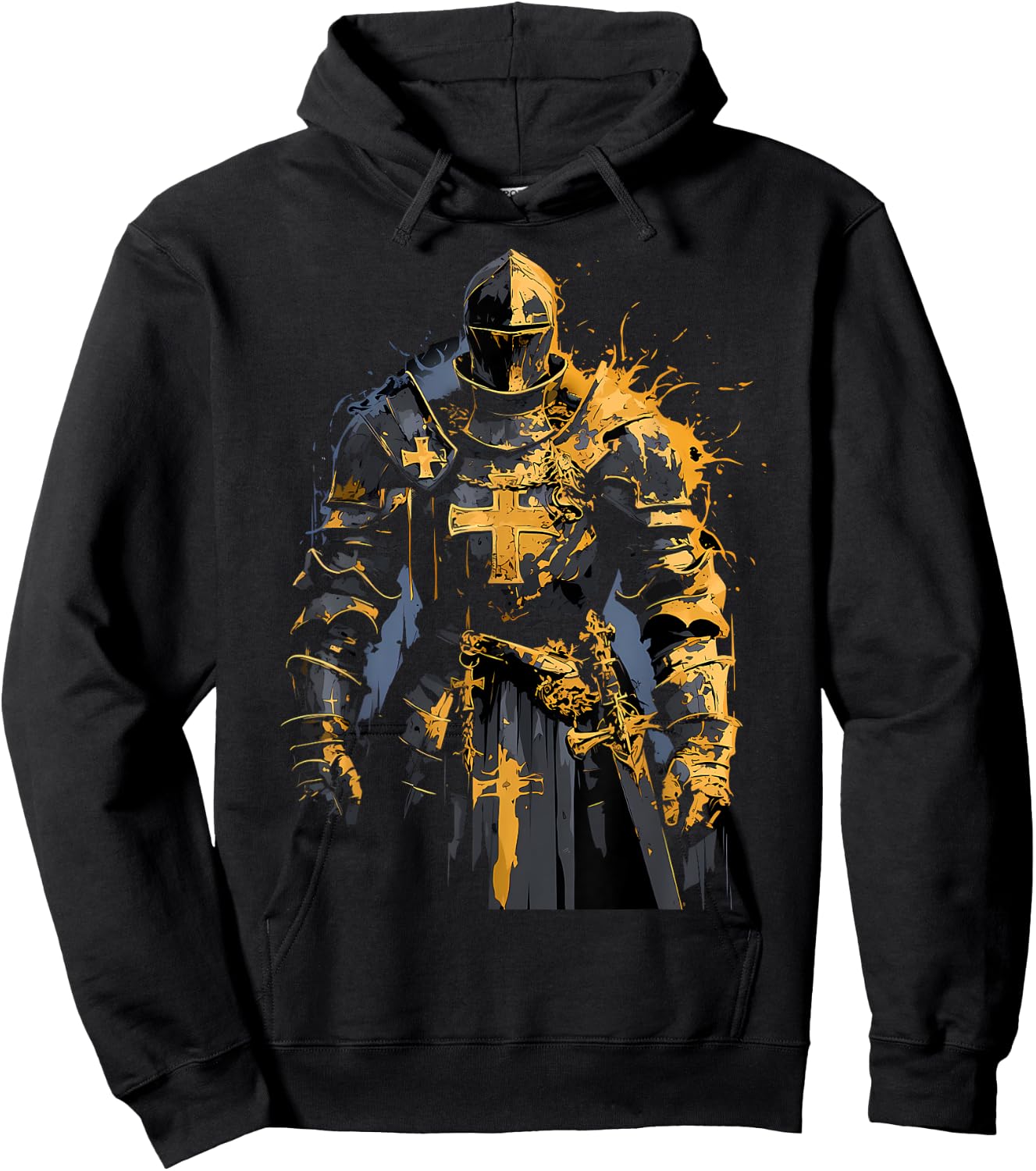 Hospitaller knight Medieval knight Templar knight Hoodie - Hoodie | Black