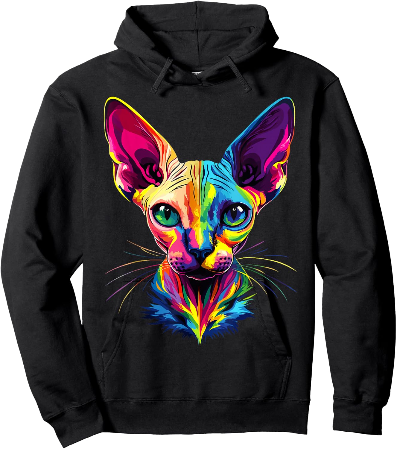 Sphynx Cat Sphynx Cat Canadian Cat Sweet Cats Sphynx , Black, S Hoodie - Hoodie | Black