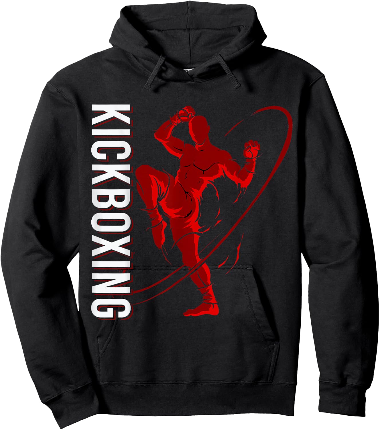 Kickboxer Martial Arts Kickboxing , black Hoodie - Hoodie | Black