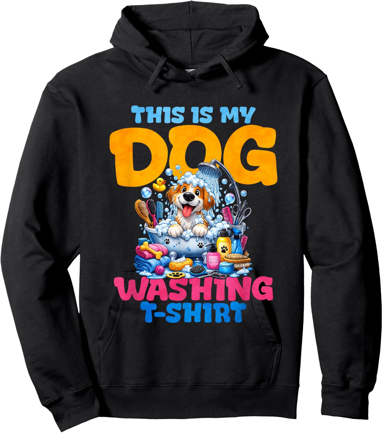 This is My Dog Washing Hoodie - Hoodie | Black