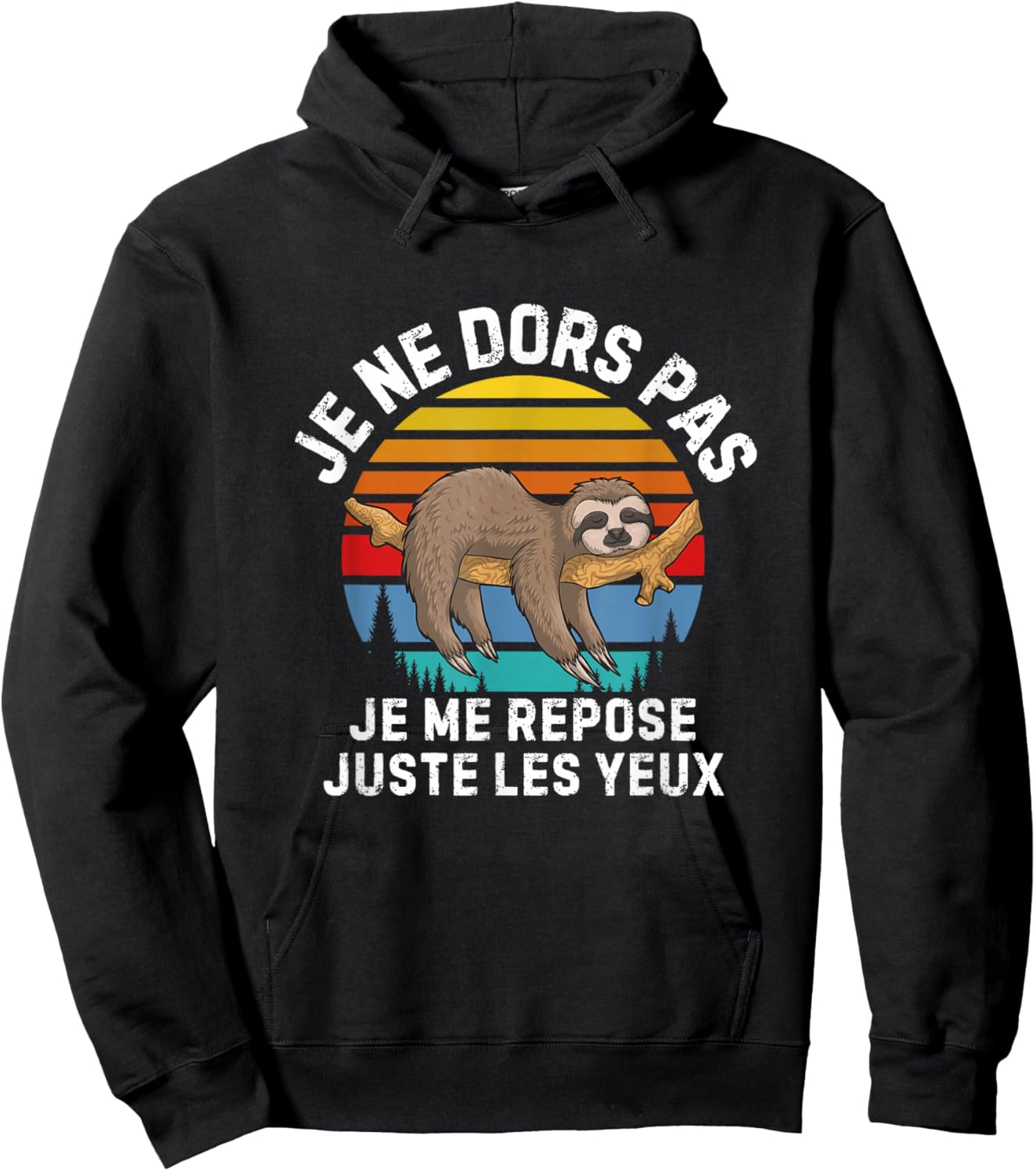 I Don't Sleep I'm Just Resting Eyes Lazy Nap , Black, S Hoodie - Hoodie | Black