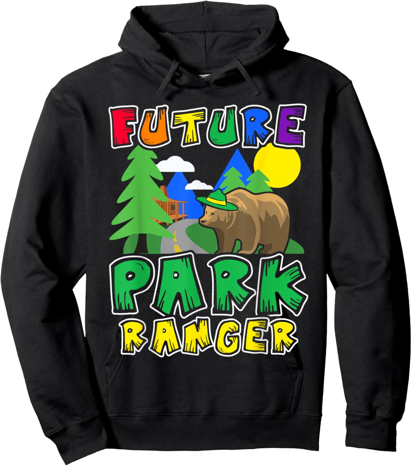 Future Park Ranger Kid's Hoodie - Hoodie | Black