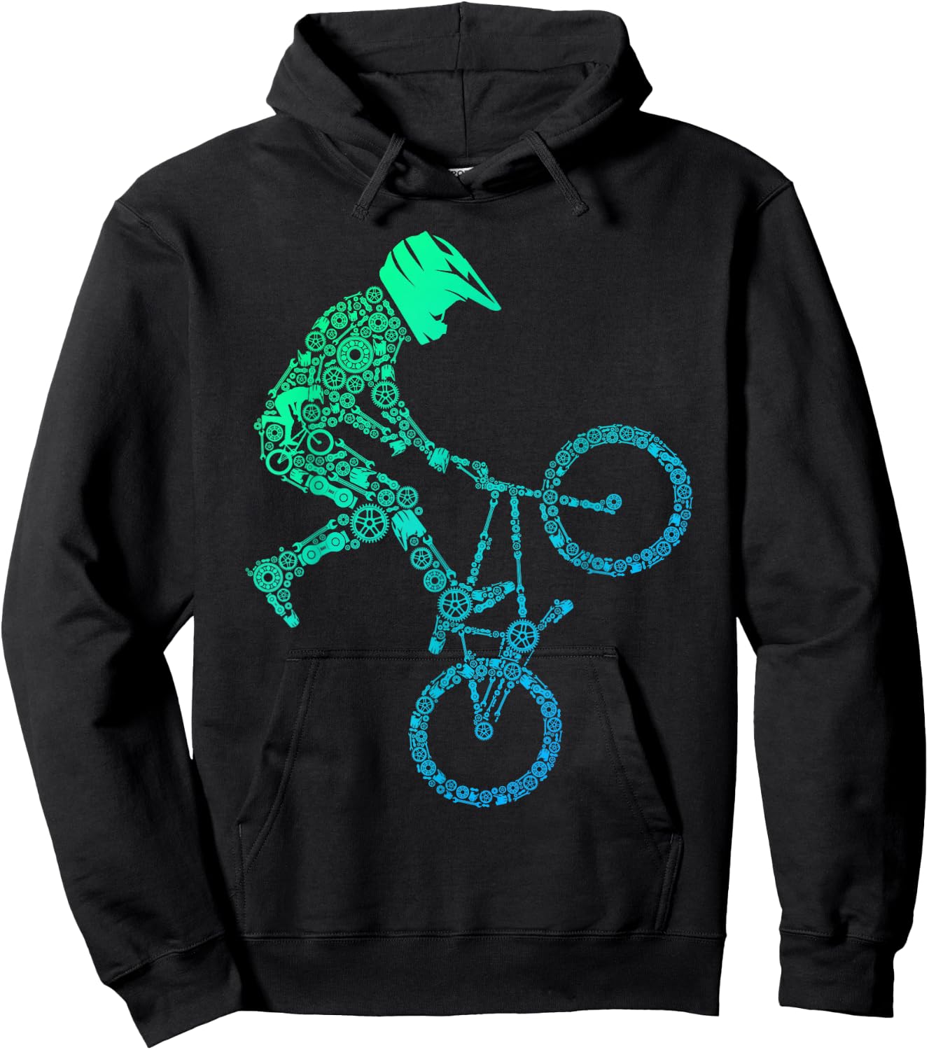 Boys BMX Bike Shirts | Bike Rider Gear BMX , black Hoodie - Hoodie | Black