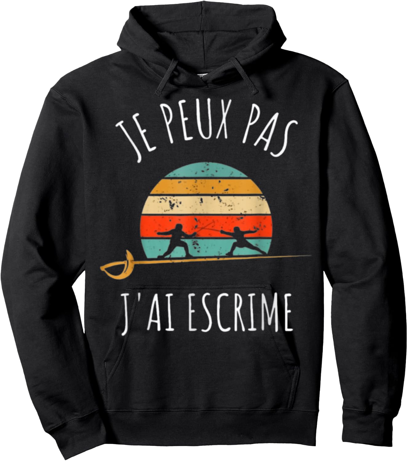 Fencing Game I Can Not I Have Fencing , Black, S Hoodie - Hoodie | Black