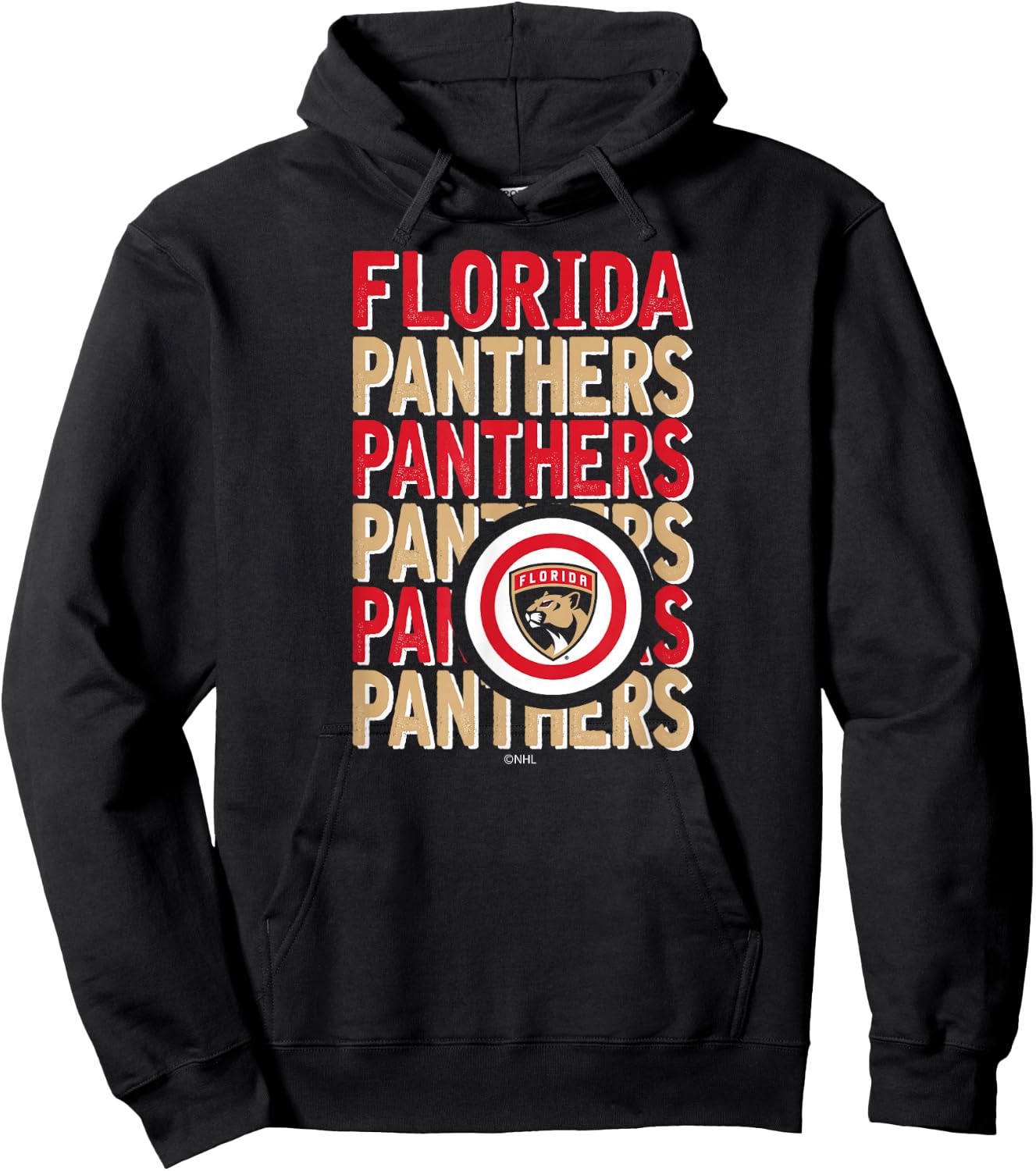 Florida Panthers Repeat Navy Officially Licensed Hoodie - Hoodie | Black