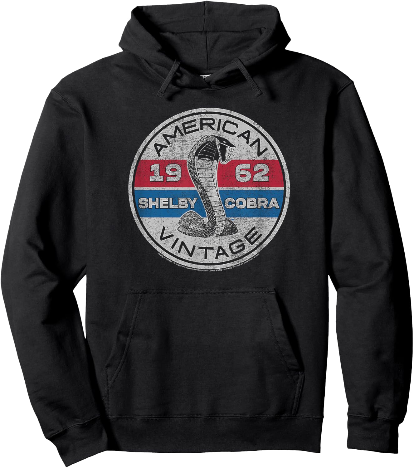 Carroll Shelby Vintage Circle Hoodie - Hoodie | Black