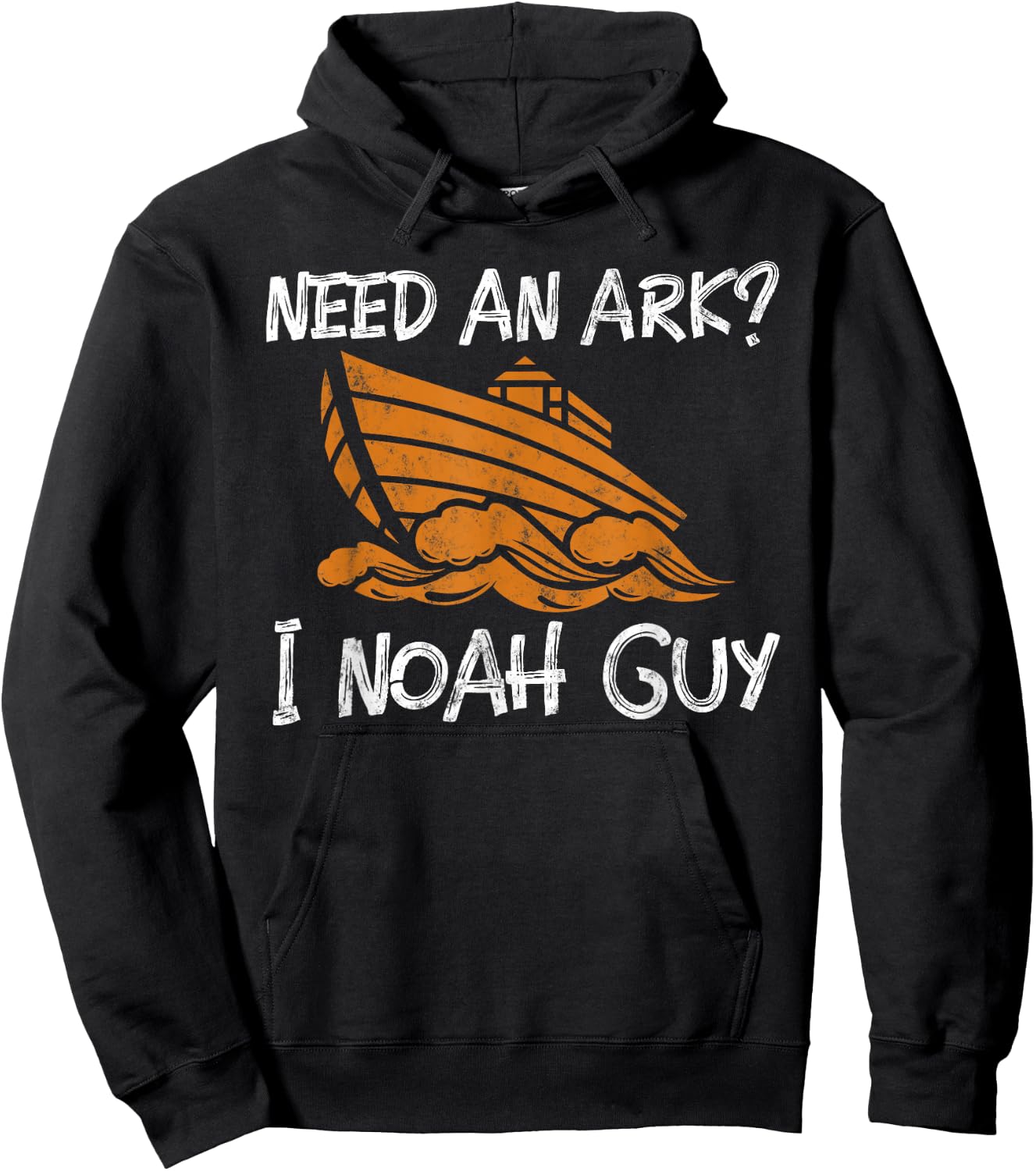 Need An Ark? I Noah Guy Funny Christian Pun gift Hoodie - Hoodie | Black