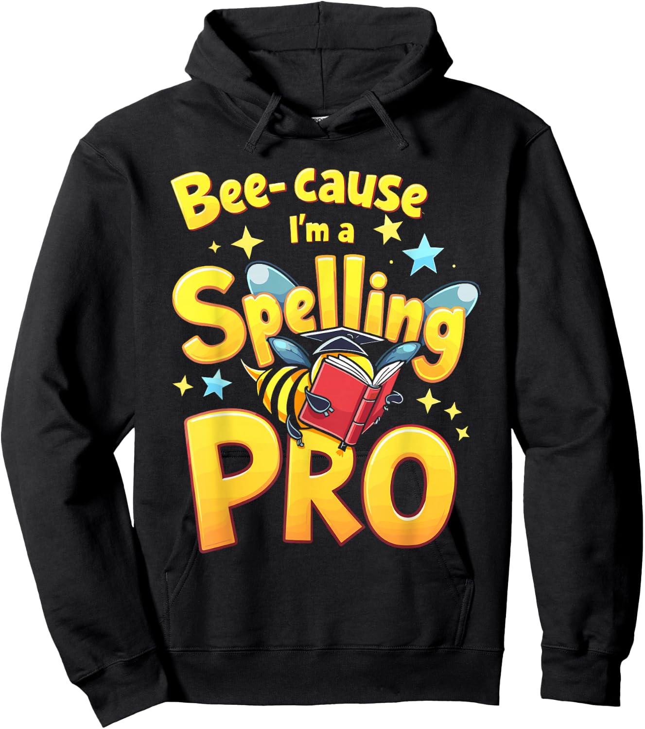 Spelling Bee Humour Spelling Champion Word Nerd Spelling Hoodie - Hoodie | Black