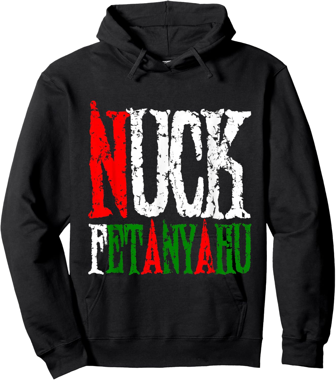 Nuck Fetanyahu - Netanyahu, Clever Support Peace, Stop War Hoodie - Hoodie | Black