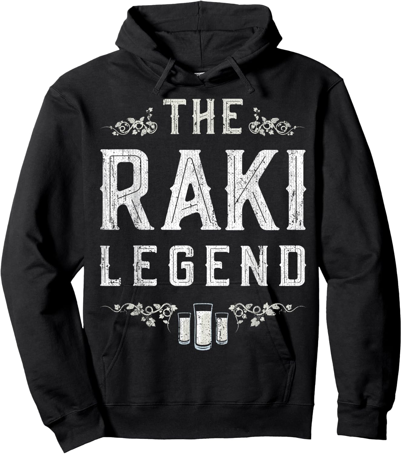 The Raki Legend Istanbul Turkish Türkei Turkey Türk Türkiye Hoodie - Hoodie | Black