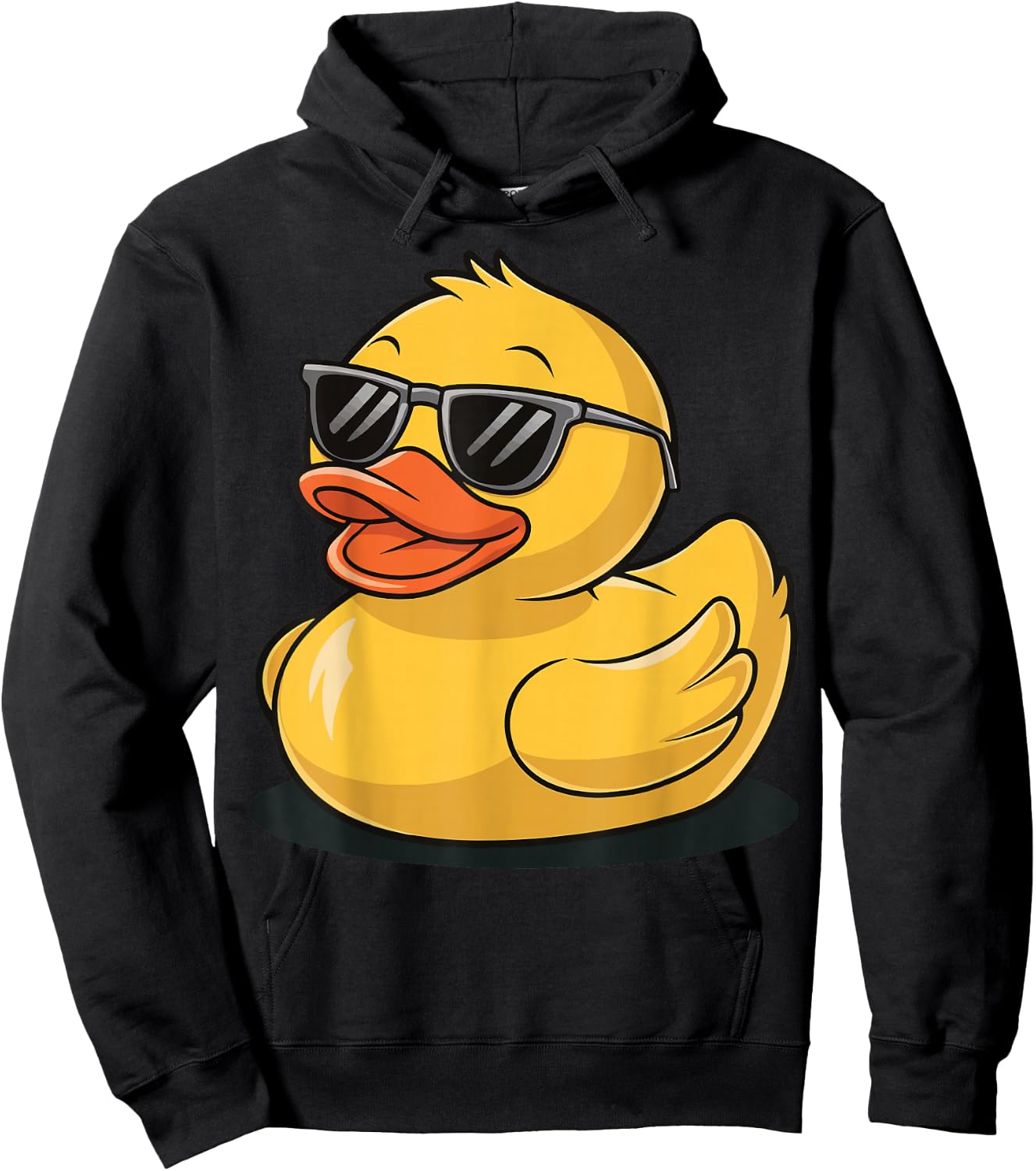Rubber Duck with Sunglasses Hoodie - Hoodie | Black