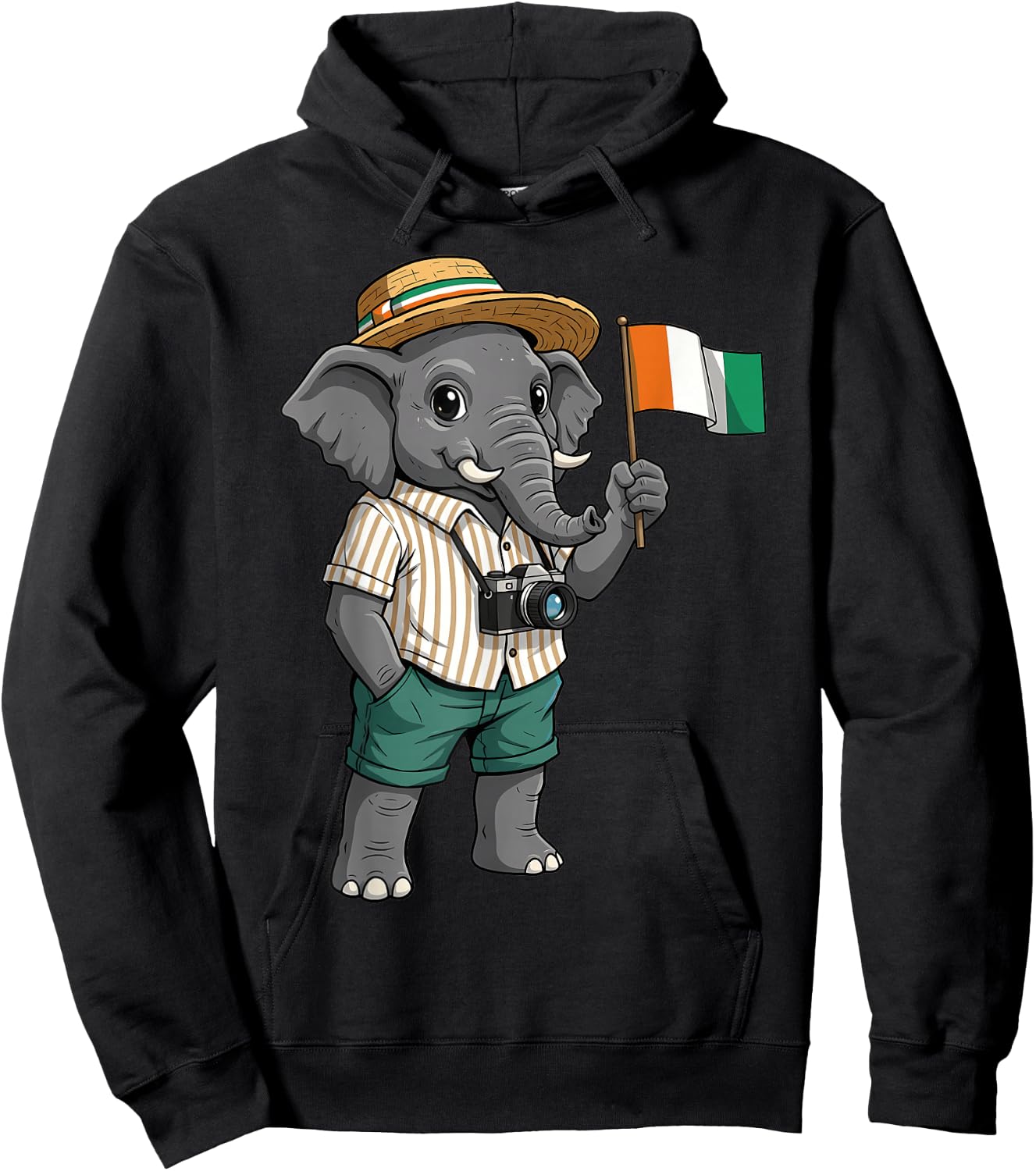 Ivory Coast Flag Cote D'Ivoire Ivorian Roots Hoodie - Hoodie | Black