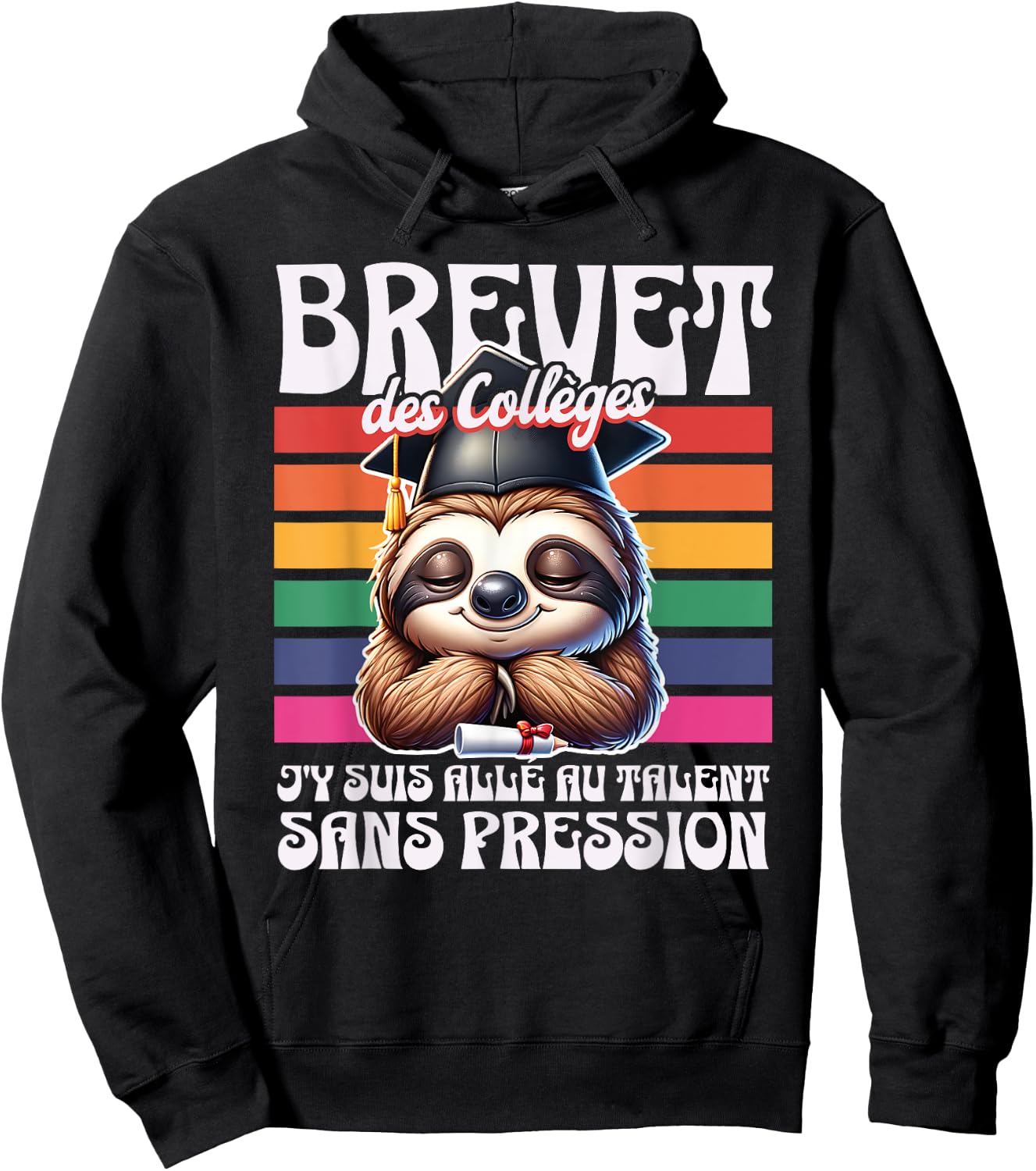 Colleges Patent I Went There To Talent Without Pressure , Black, S Hoodie - Hoodie | Black