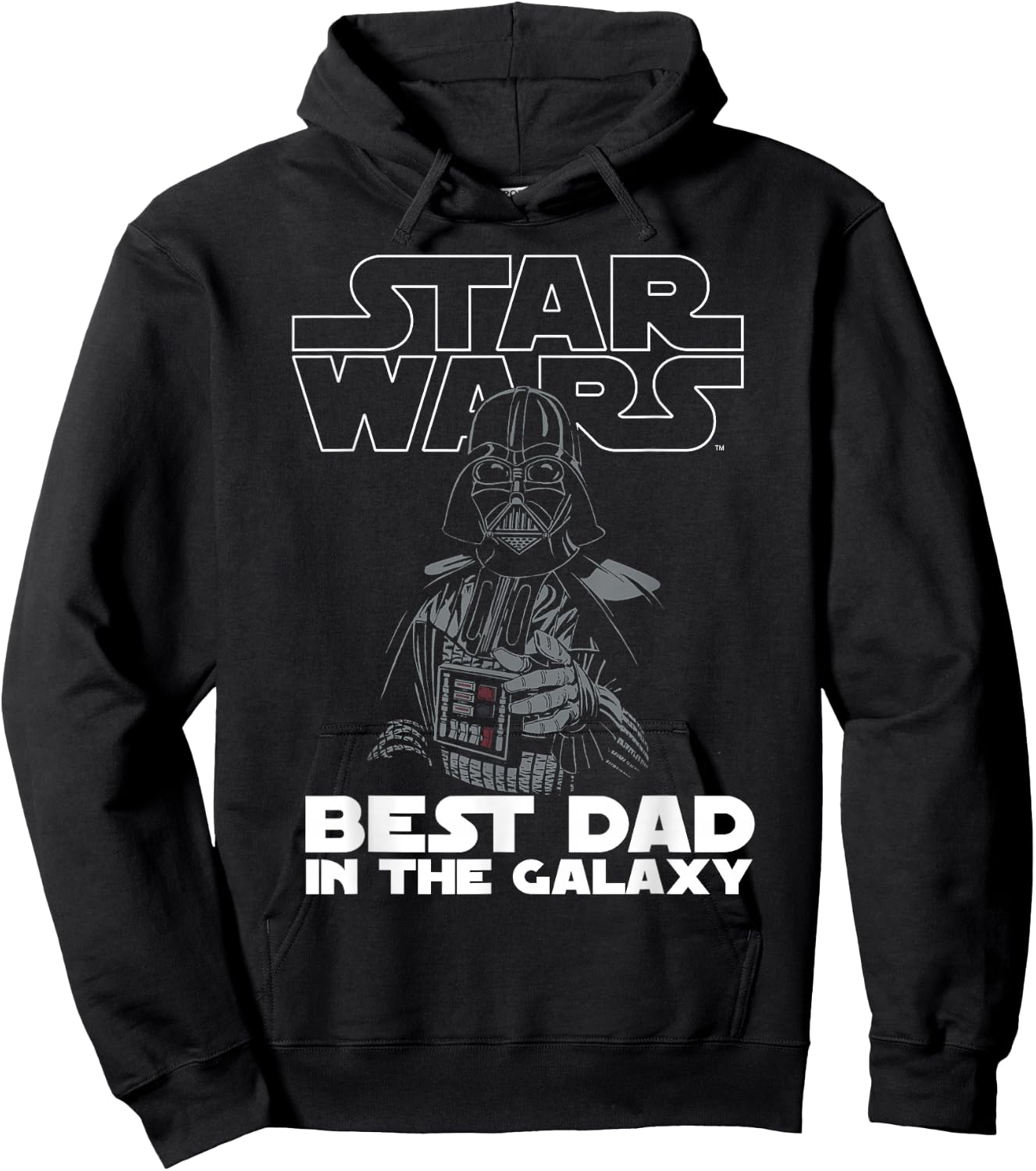 Star Wars Darth Vader Best Dad In The Galaxy Vater Papa Hoodie - Hoodie | Black