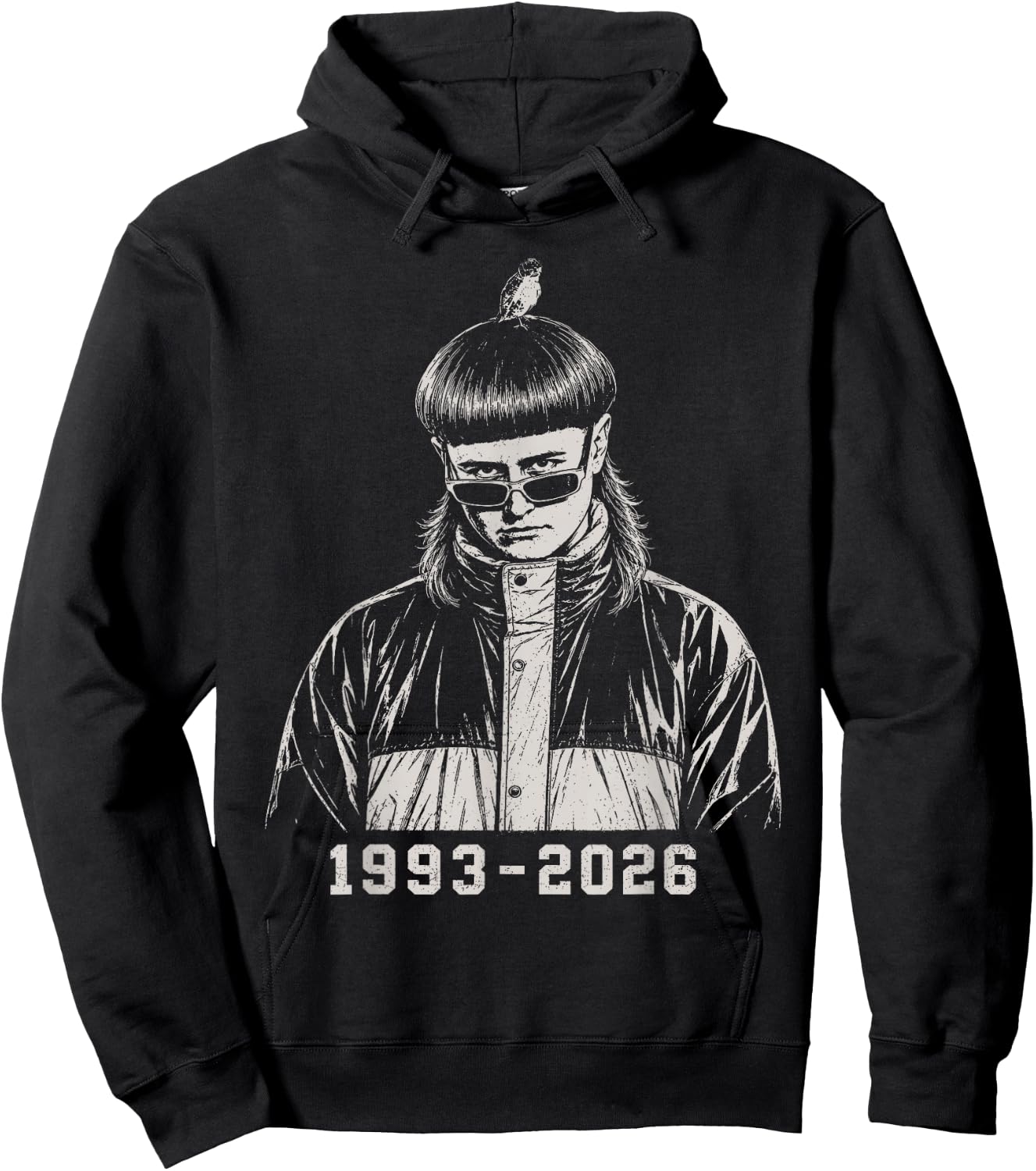 T-Shirt Hoodie - Hoodie | Black