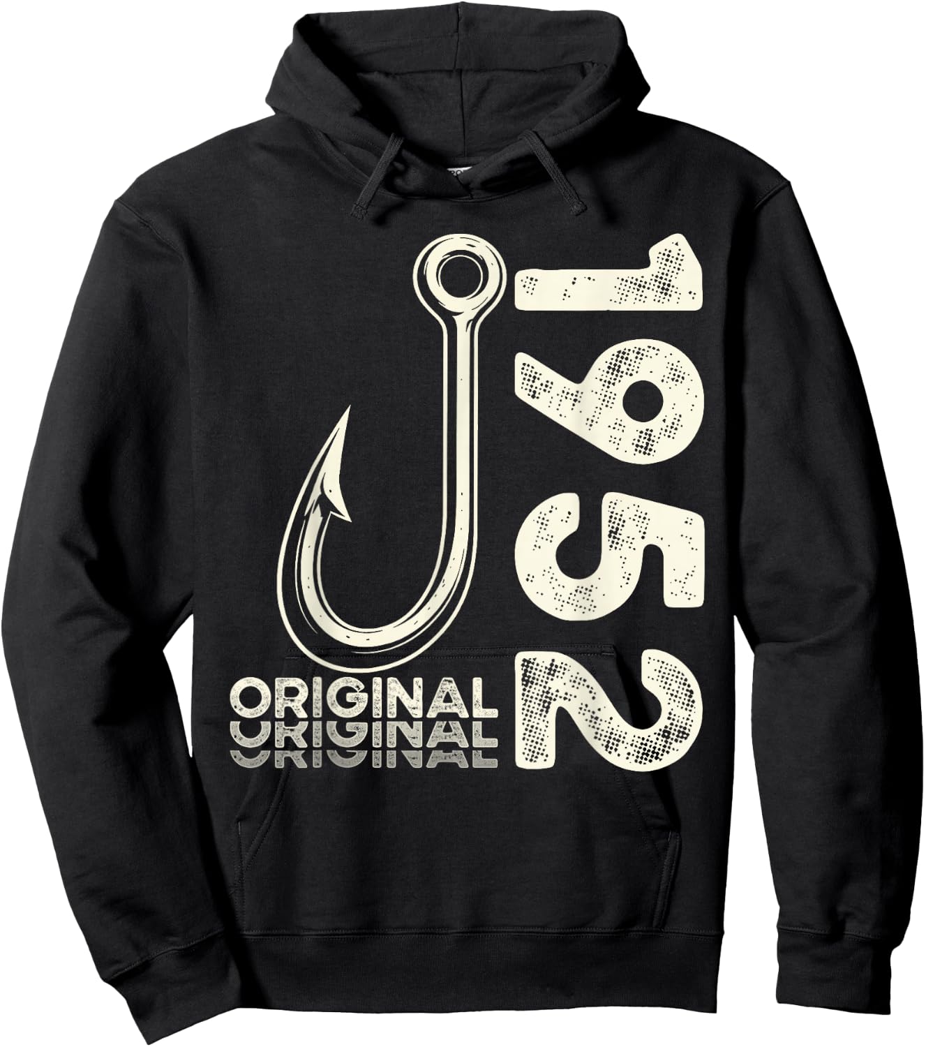 74 Geburtstag Mann Angler Original 1952 Limited Edition Hoodie - Hoodie | Black