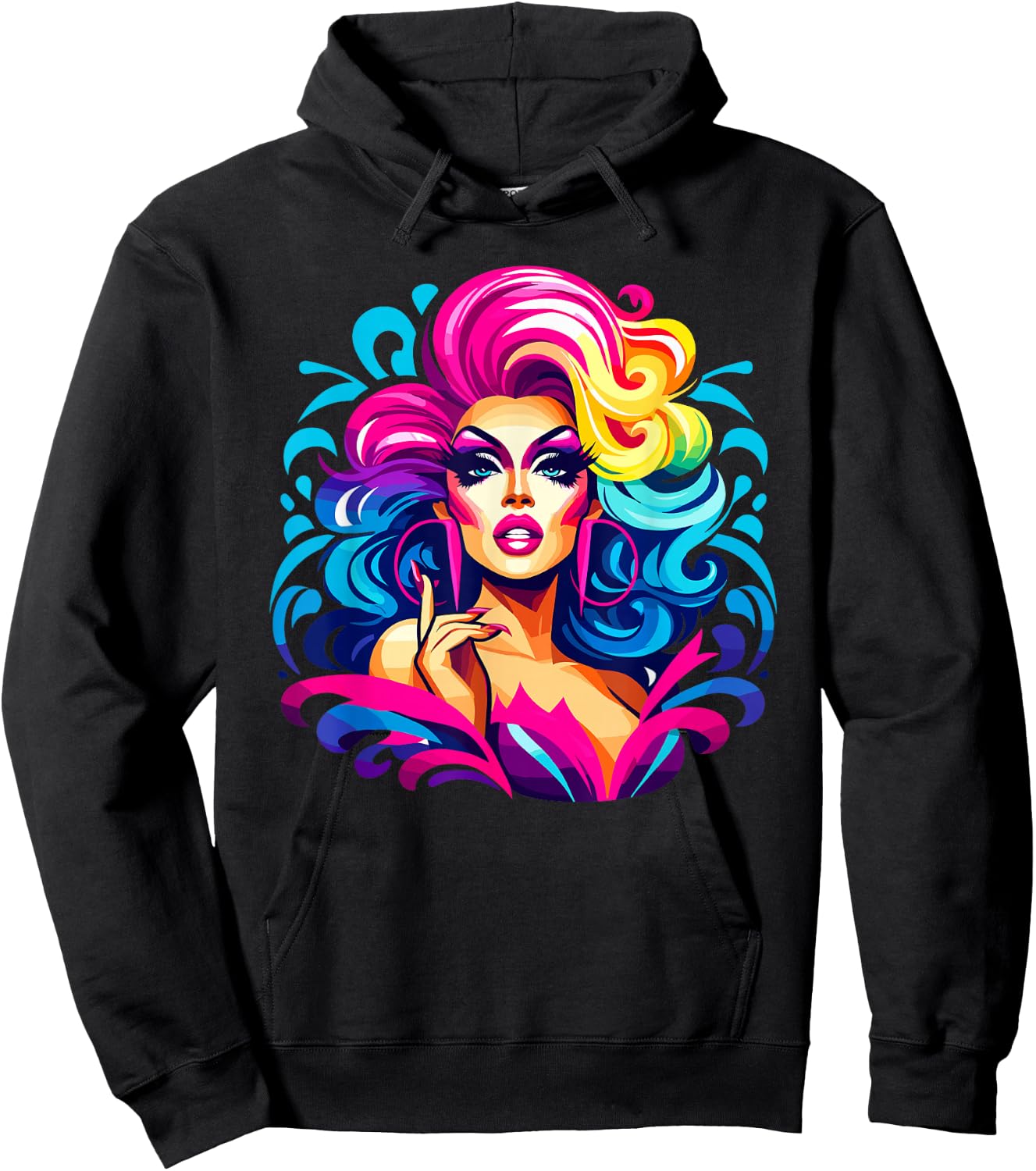 Drag Queen Culture Drag Performer Drag Queen Community , Black, S Hoodie - Hoodie | Black